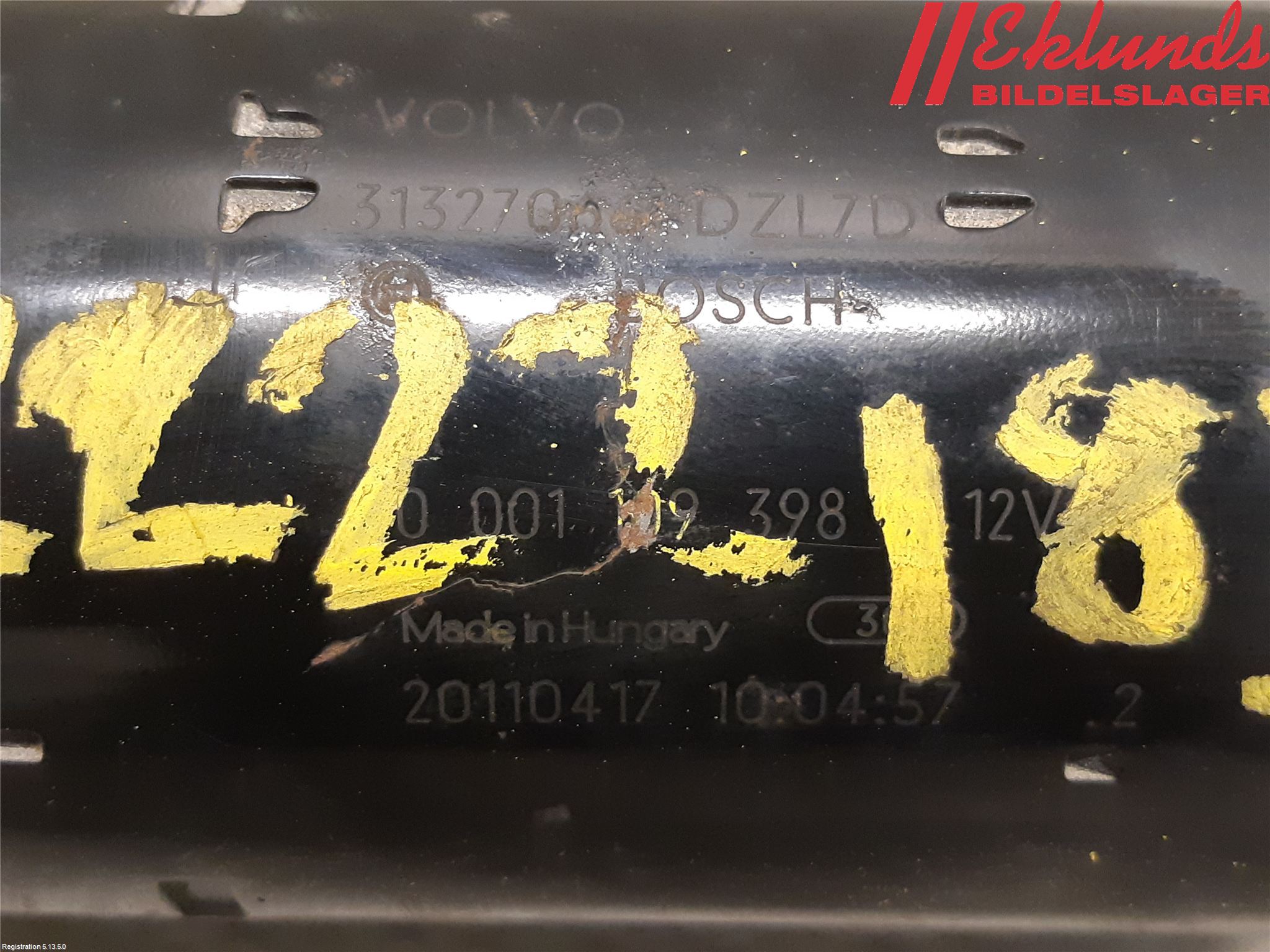 Volvo V70 08-13 Startmotor Diesel