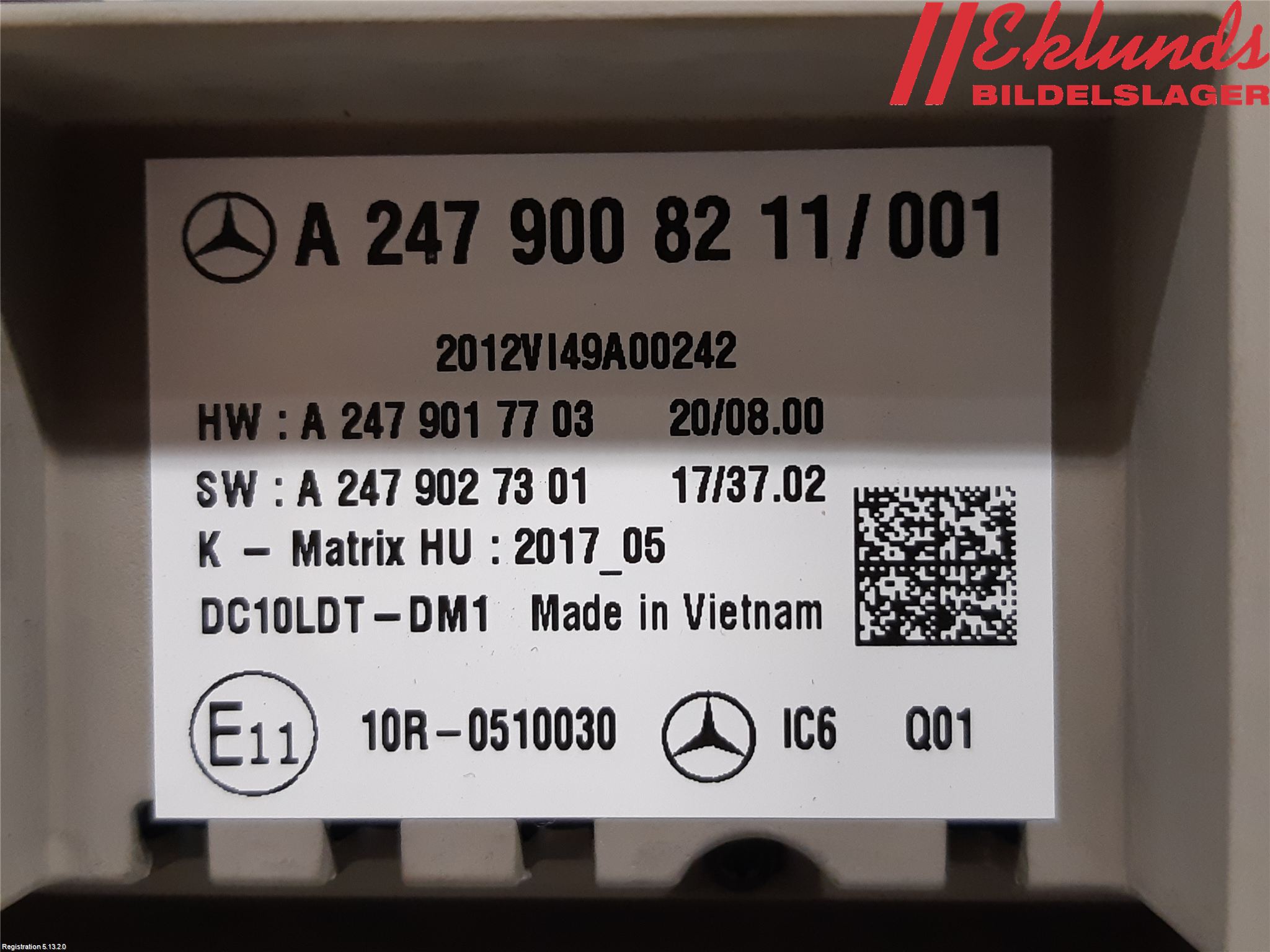 Mercedes-Benz MB EQC (N293) 20- Instrument Komb