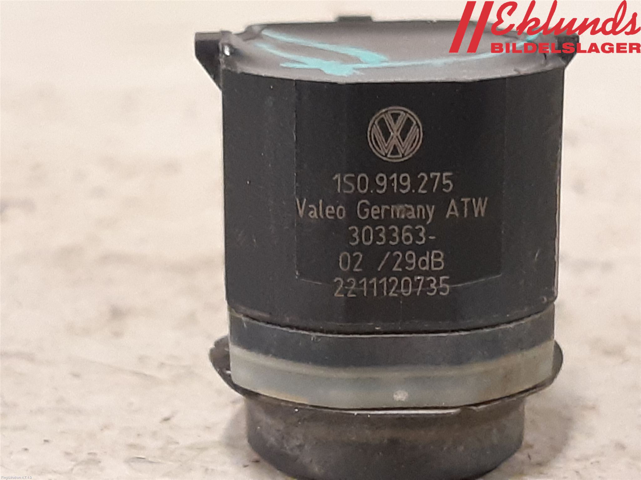 Volkswagen VW PASSAT 11-14 Parkeringshjälp Frontsensor