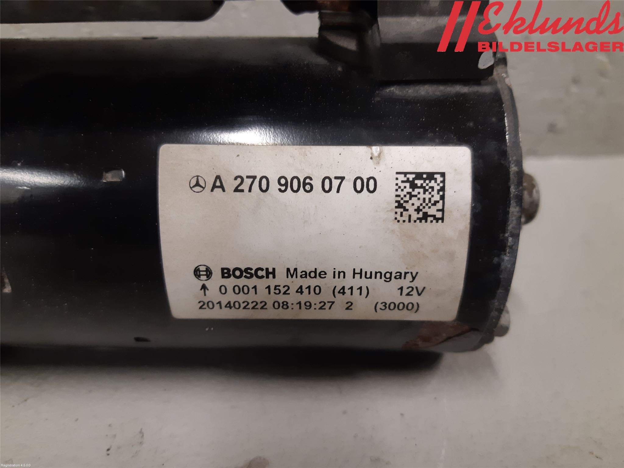 Mercedes-Benz MB CLA-KLASS (C117/X117) 13-19 Startmotor