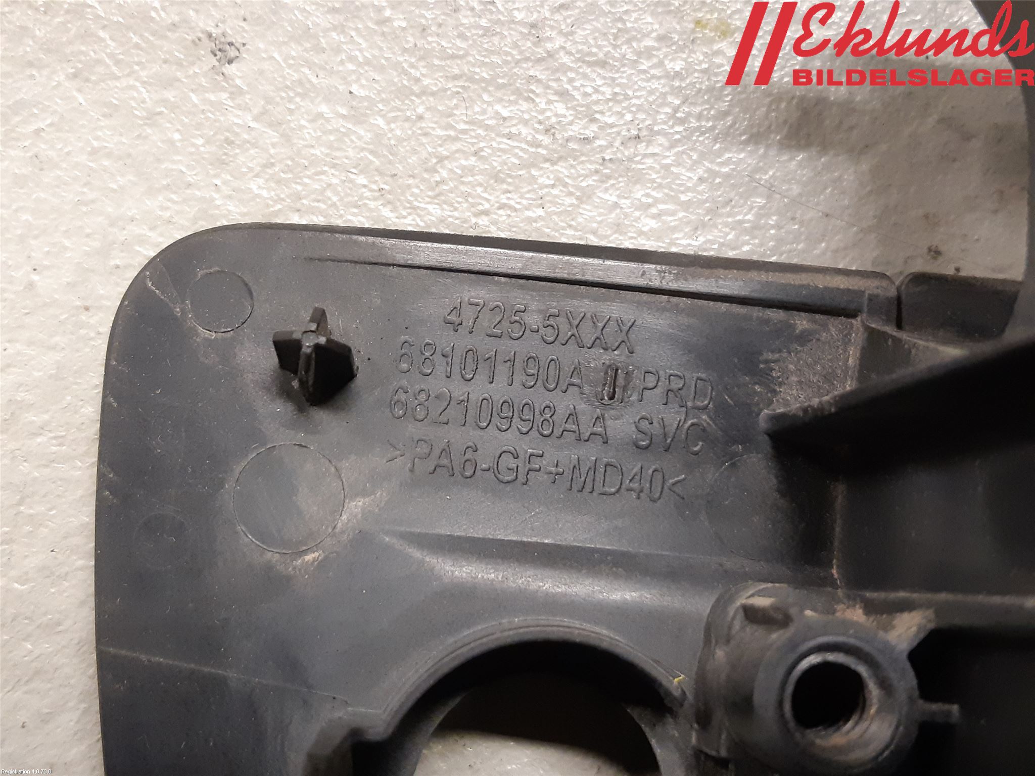 Dodge PICK UP RAM 81- Bakluckehandtag