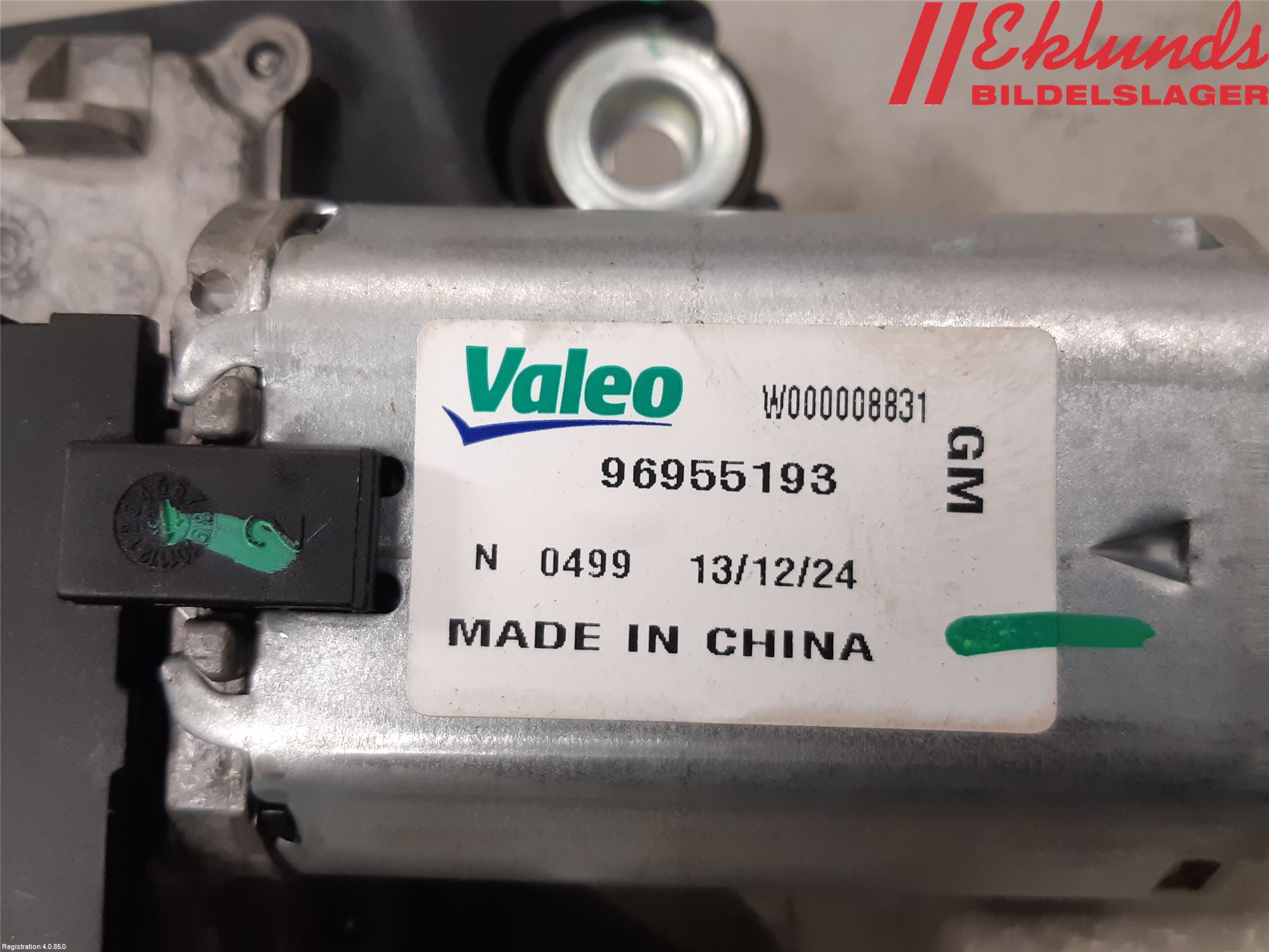 Opel MOKKA 13-20 Torkarmotor Baklucka