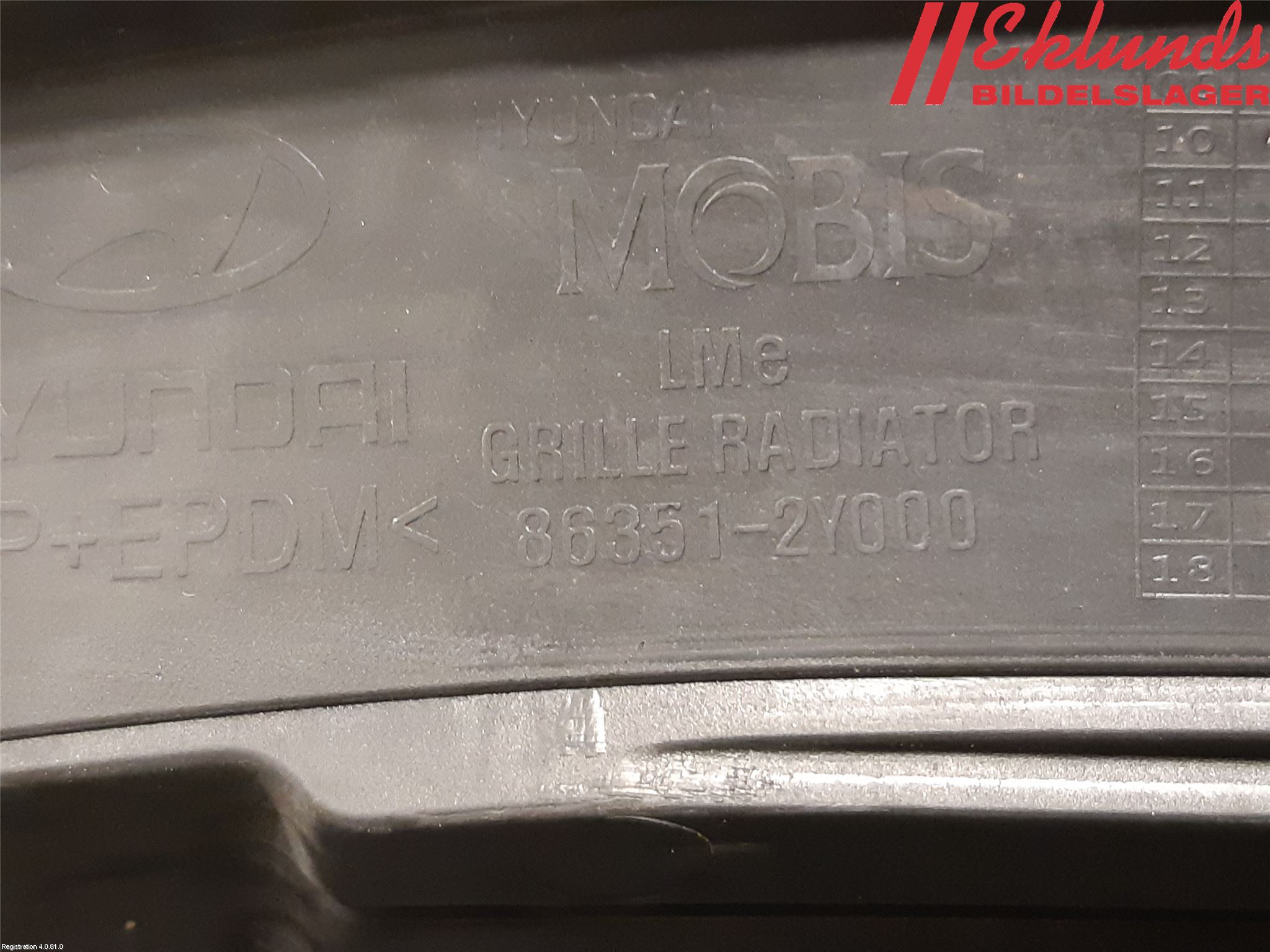 Hyundai ix35 Grill Komp