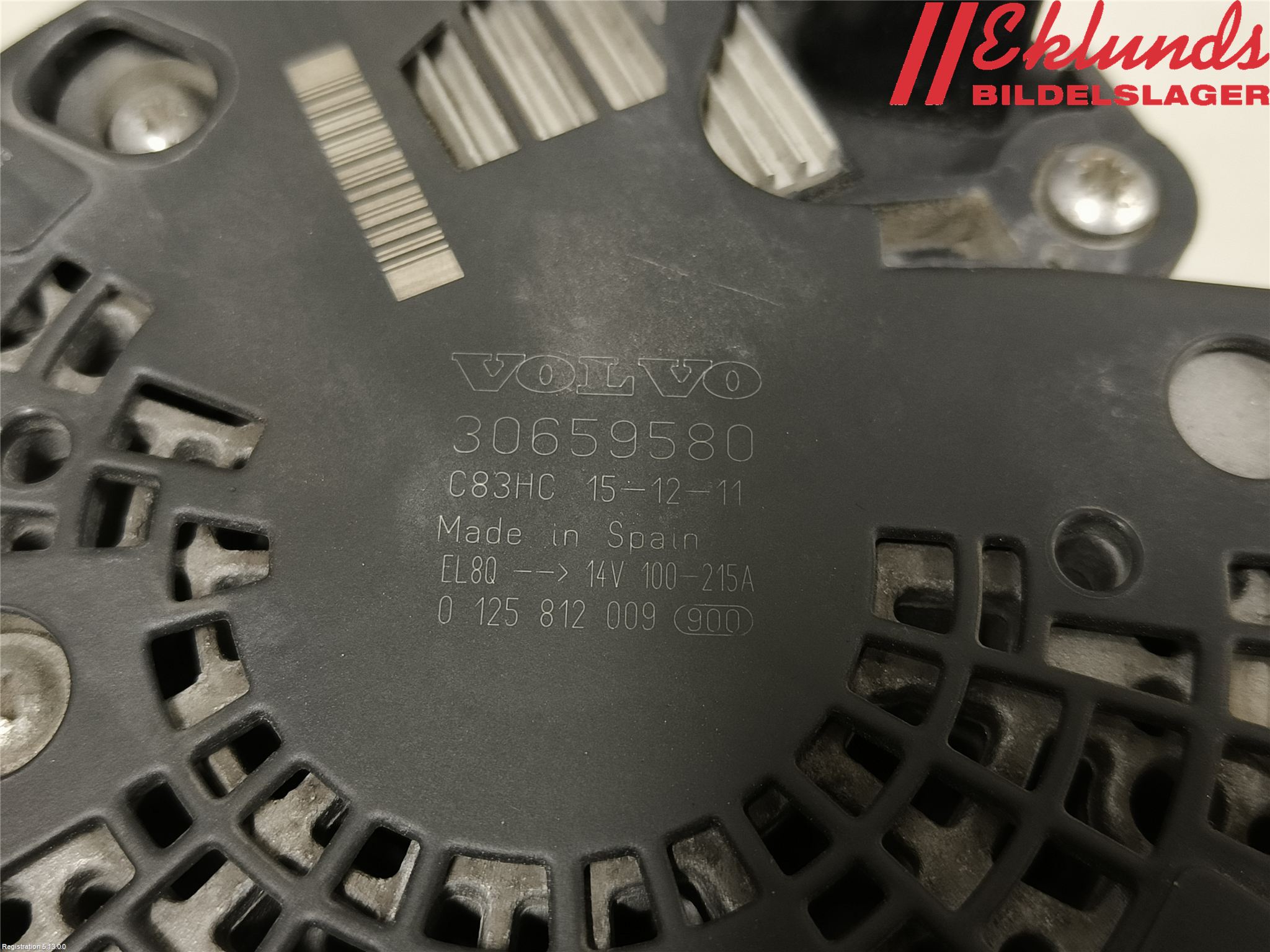 Volvo V70 14-16 Generator