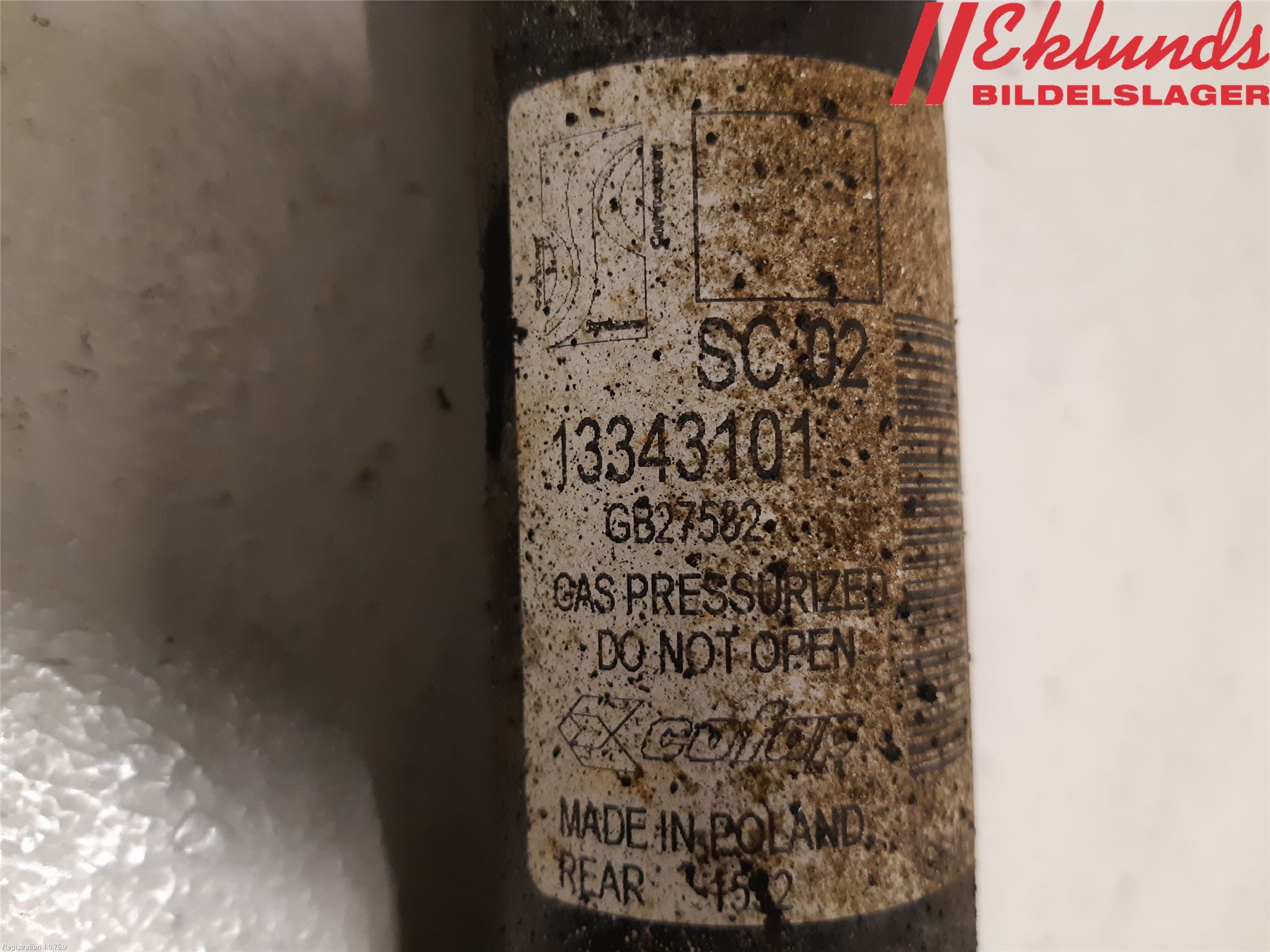 Opel CORSA D 07-14 Stötdämpare Bak