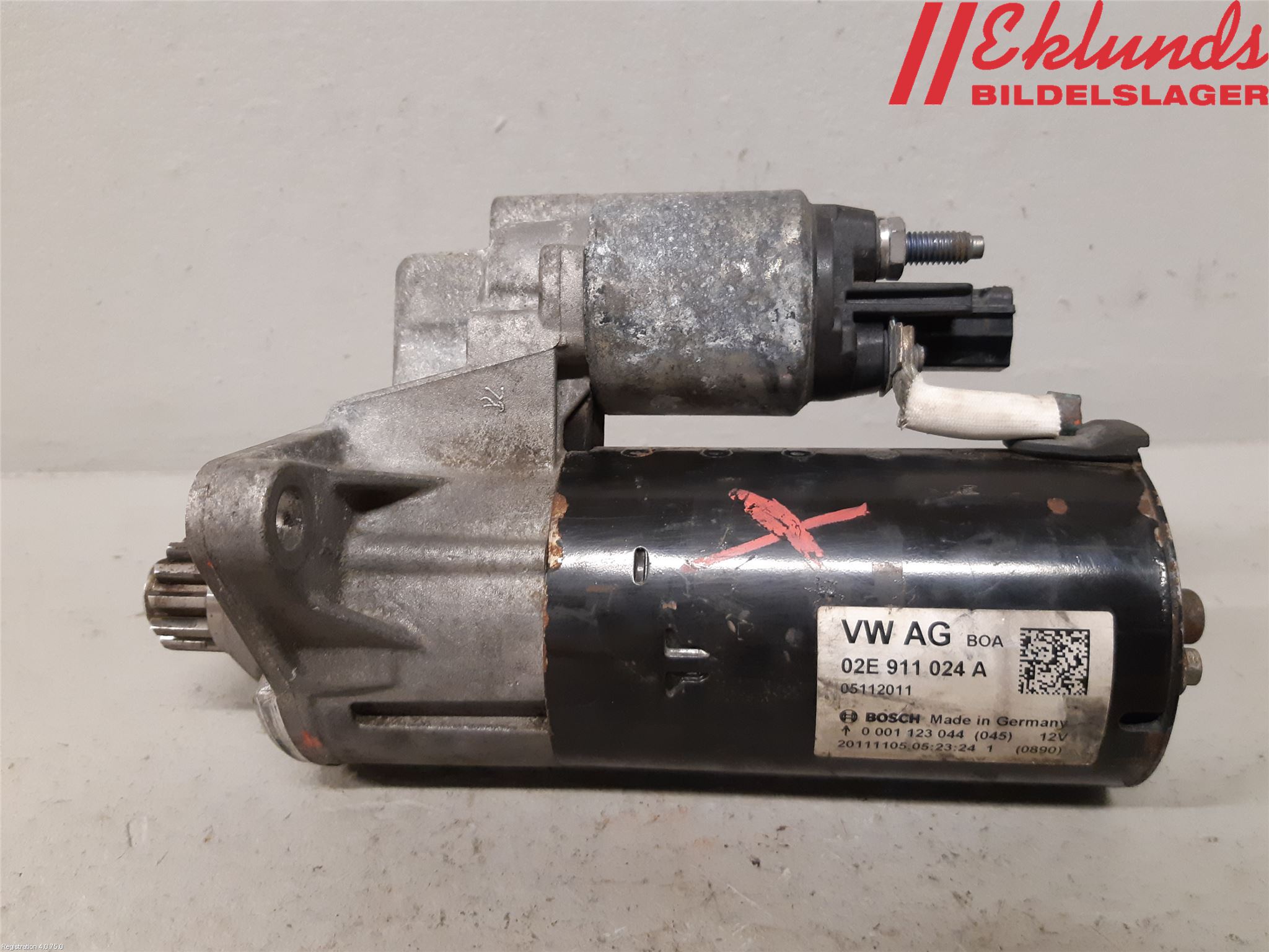 Volkswagen VW TOURAN 10-15 Startmotor Diesel