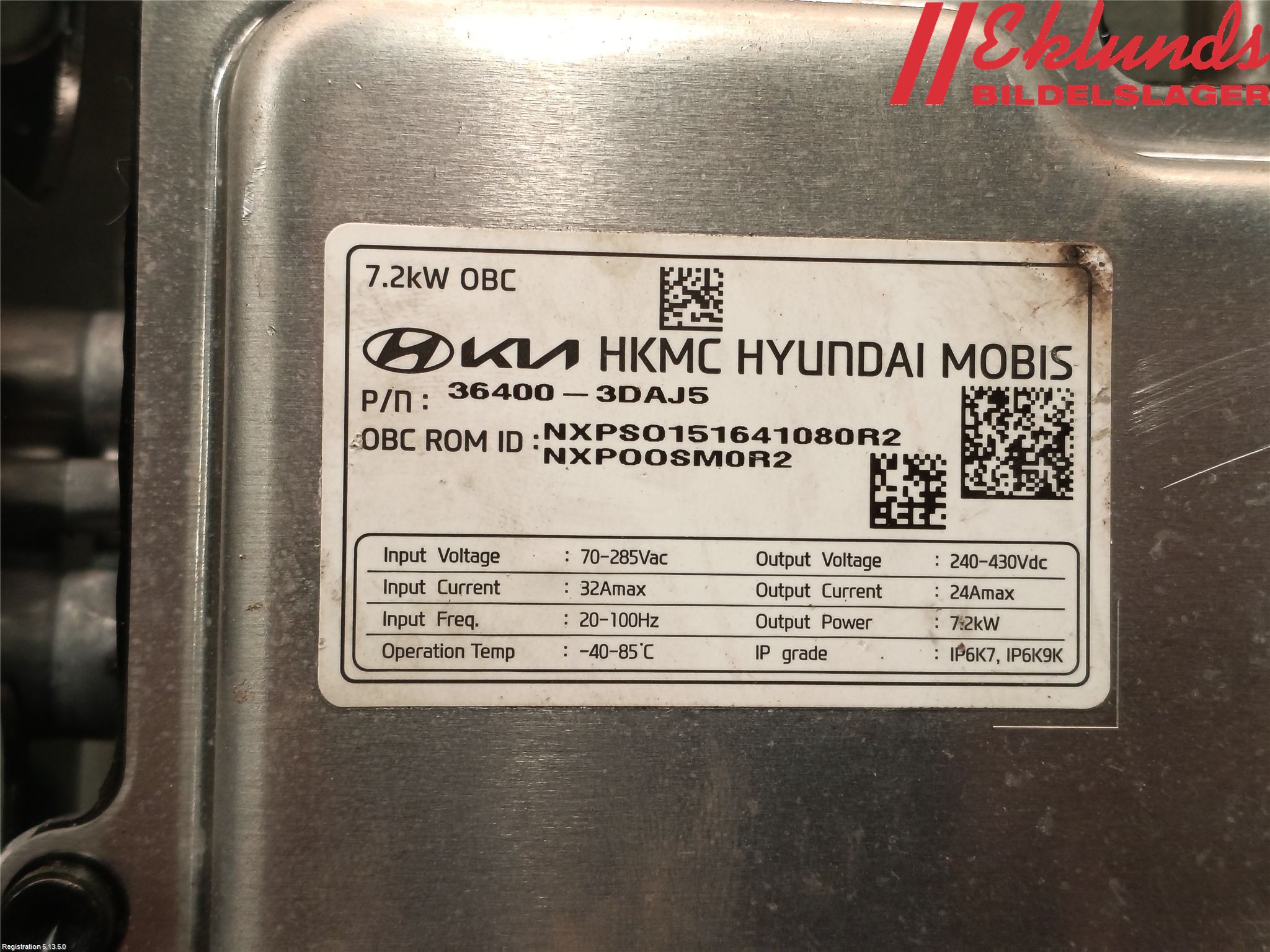 Hyundai TUCSON 05- Batteriladdare Högspänning