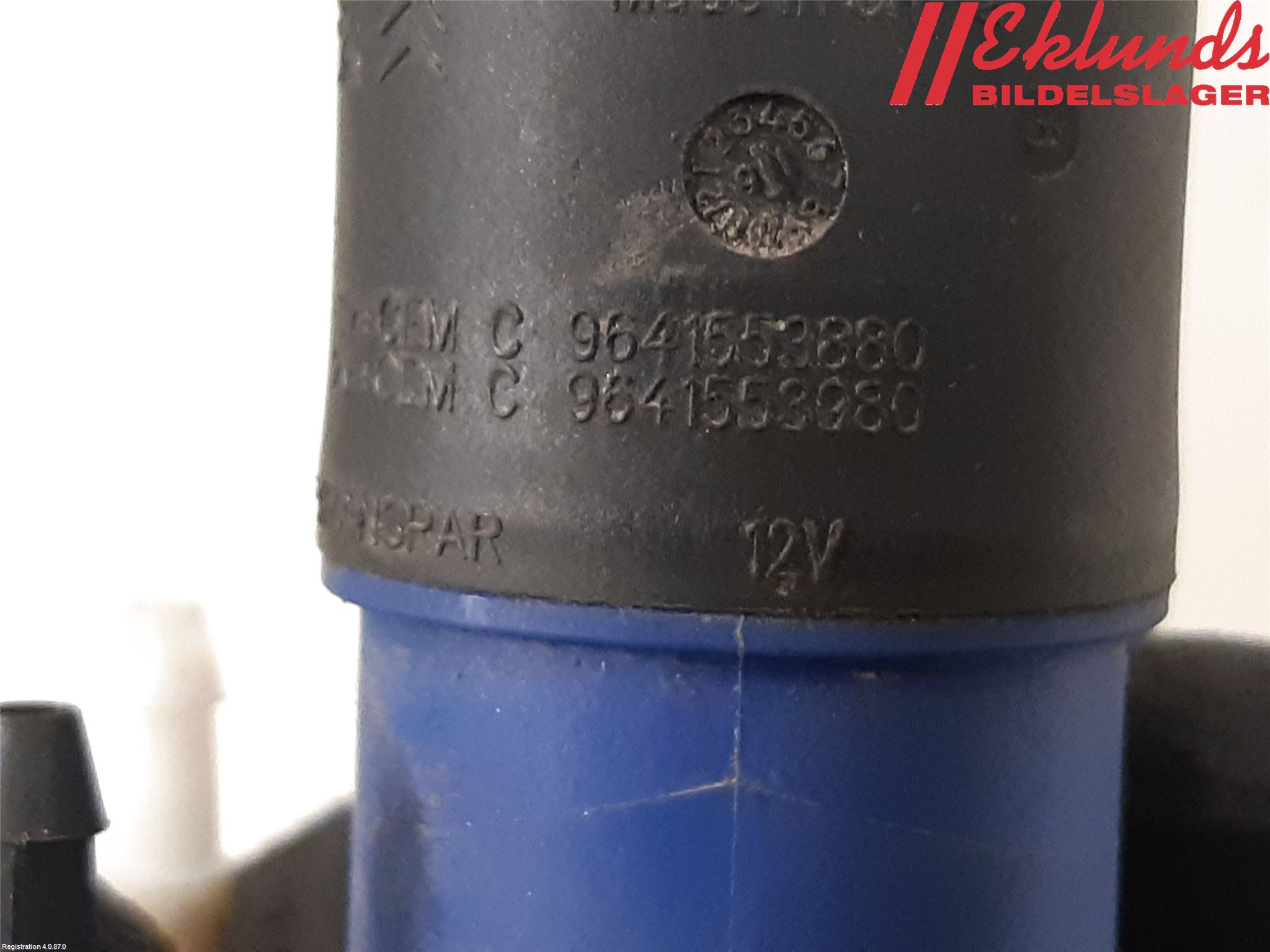 Renault CAPTUR 13-19 Spolarpump Vindruta