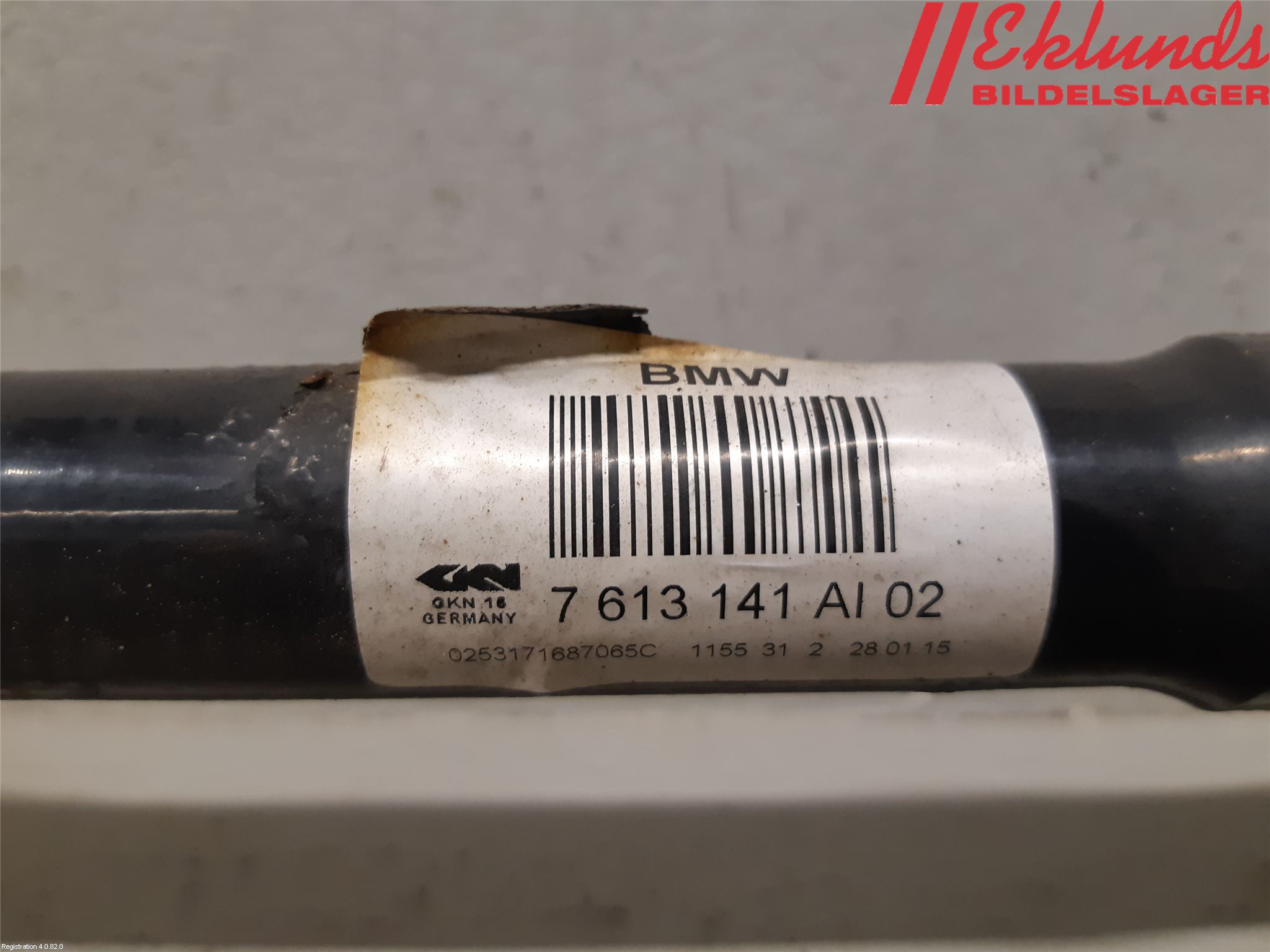 BMW 7 F01/02/03/04 09-15 Drivaxel Bak Vänster
