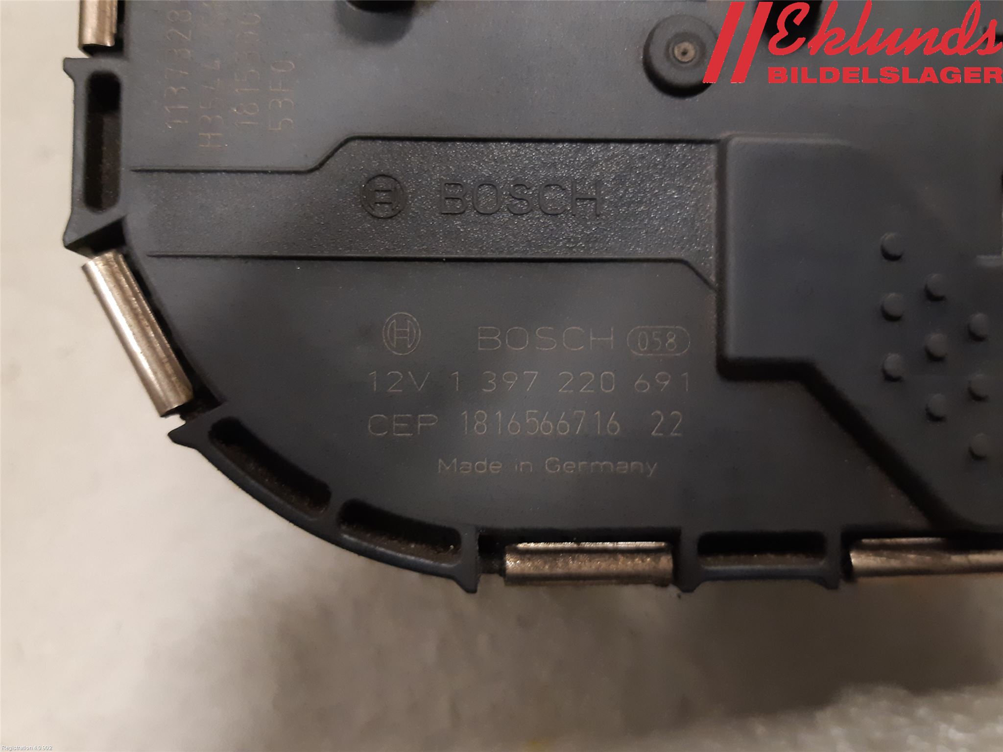 Volkswagen VW PASSAT 15-19 Torkarmotor Vindruta