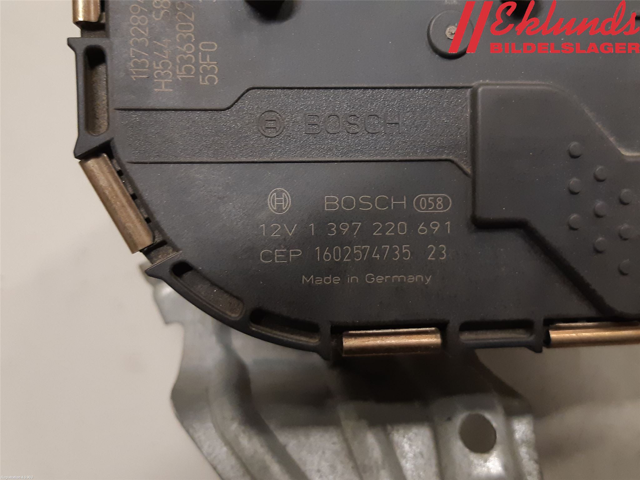 Volkswagen VW PASSAT 15-19 Torkarmotor Vindruta