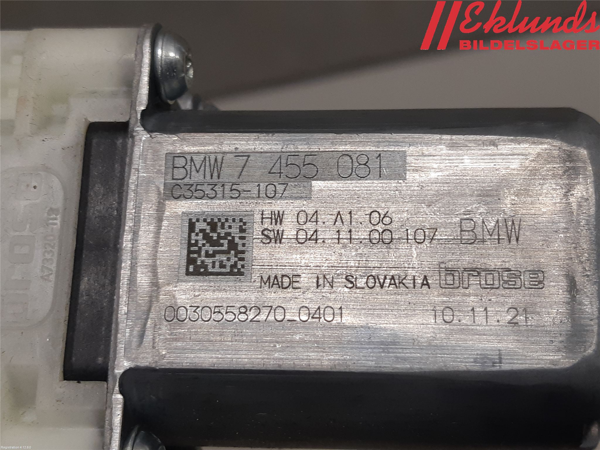 BMW 5 G30/G31/F90 17-23 Fönsterhissmotor