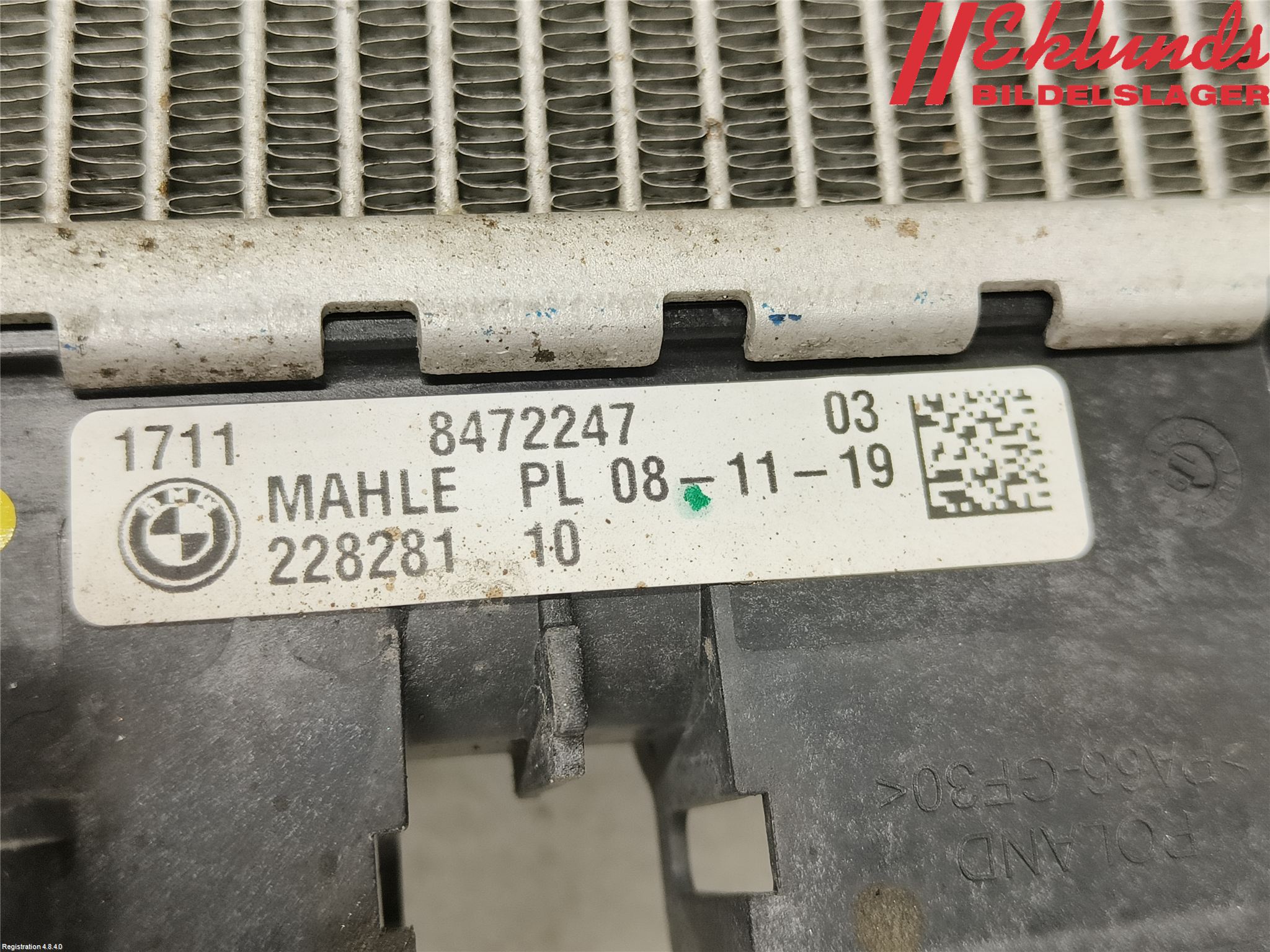 BMW 5 G30/G31/F90 17-23 Kylare Aut