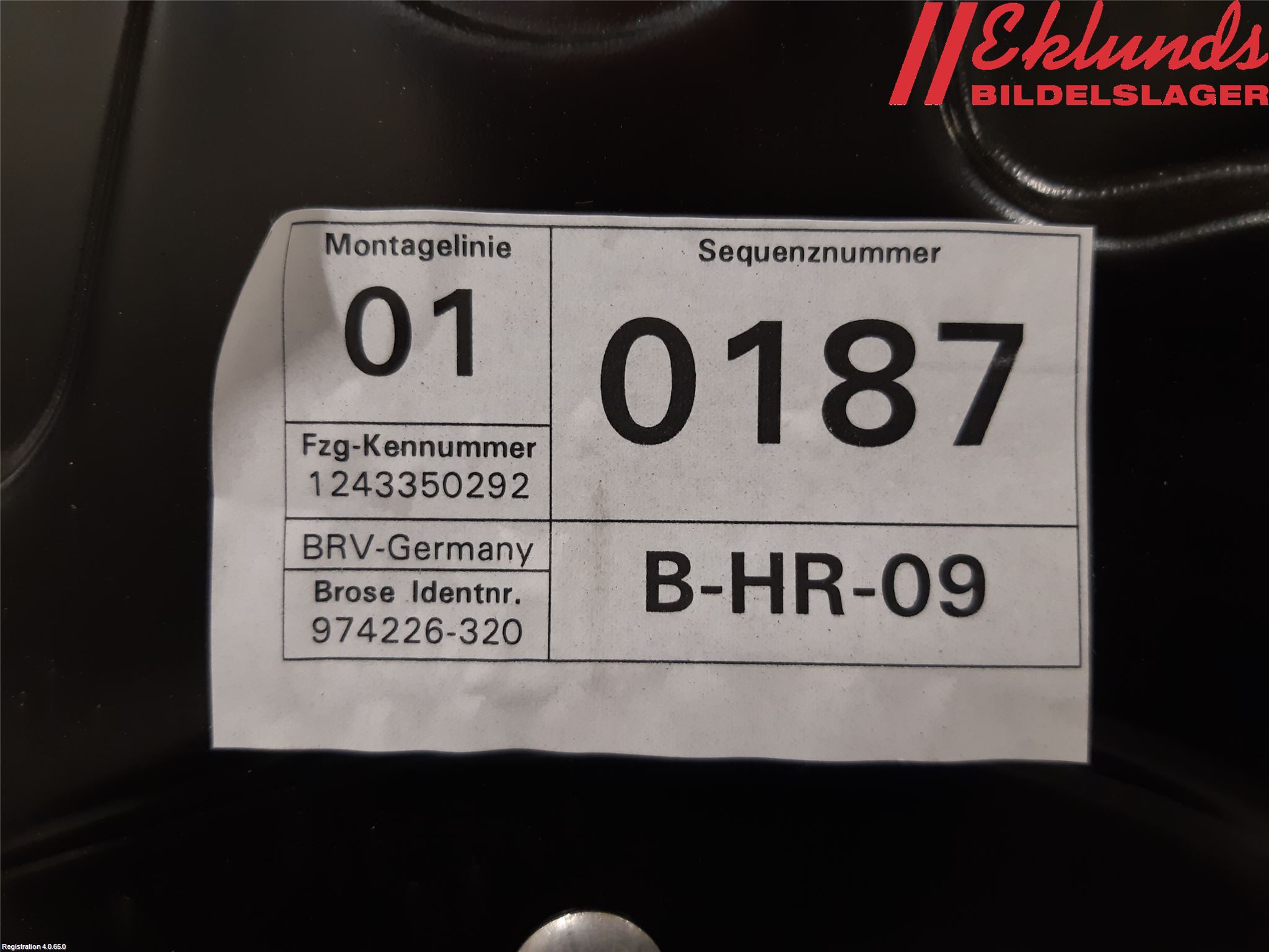 Volkswagen VW PASSAT 11-14 Fönsterhissmekanism
