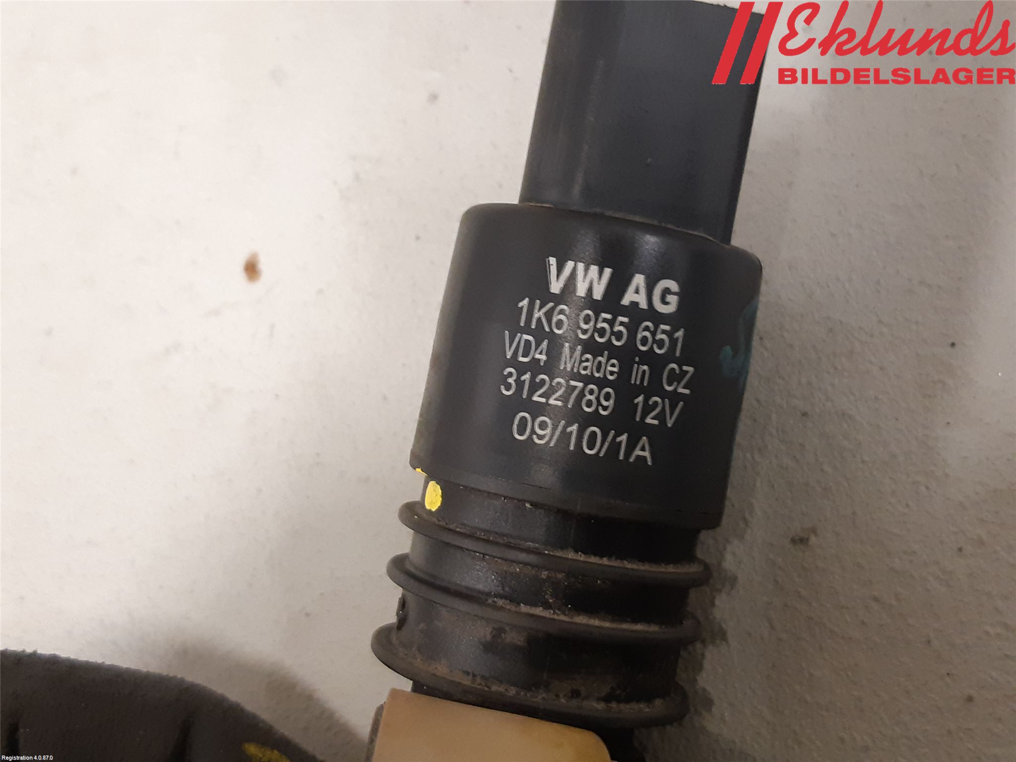Volkswagen VW PASSAT 05-11 Spolarpump Vindruta