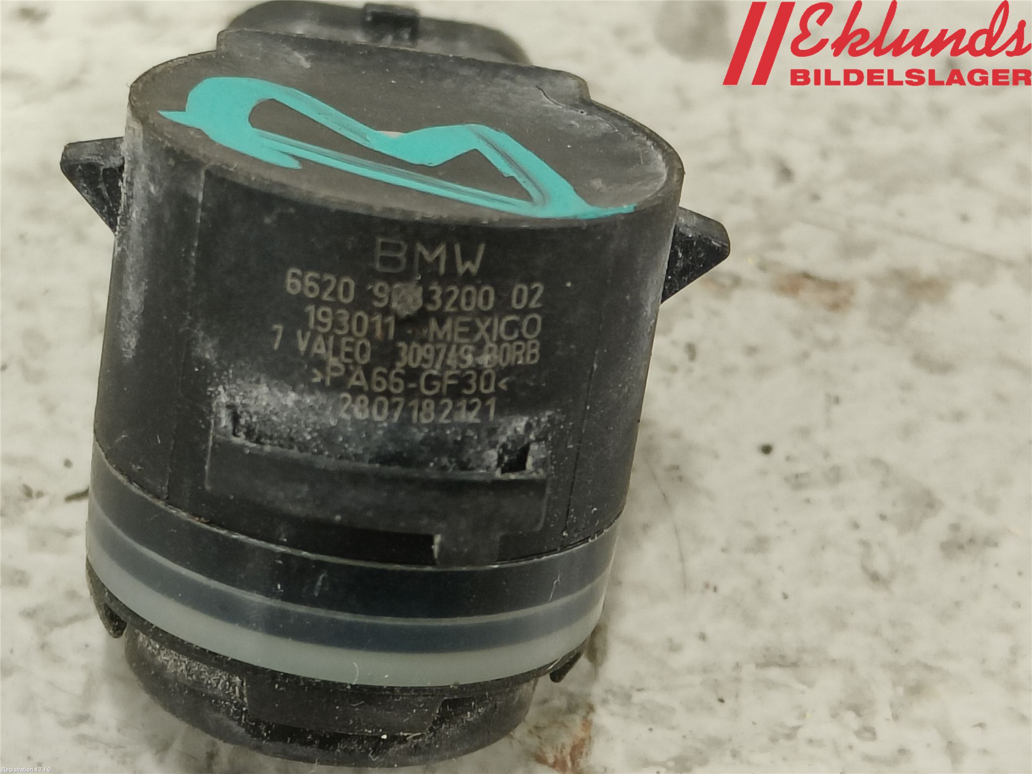 BMW X3 G01 18- Parkeringshjälp Backsensor