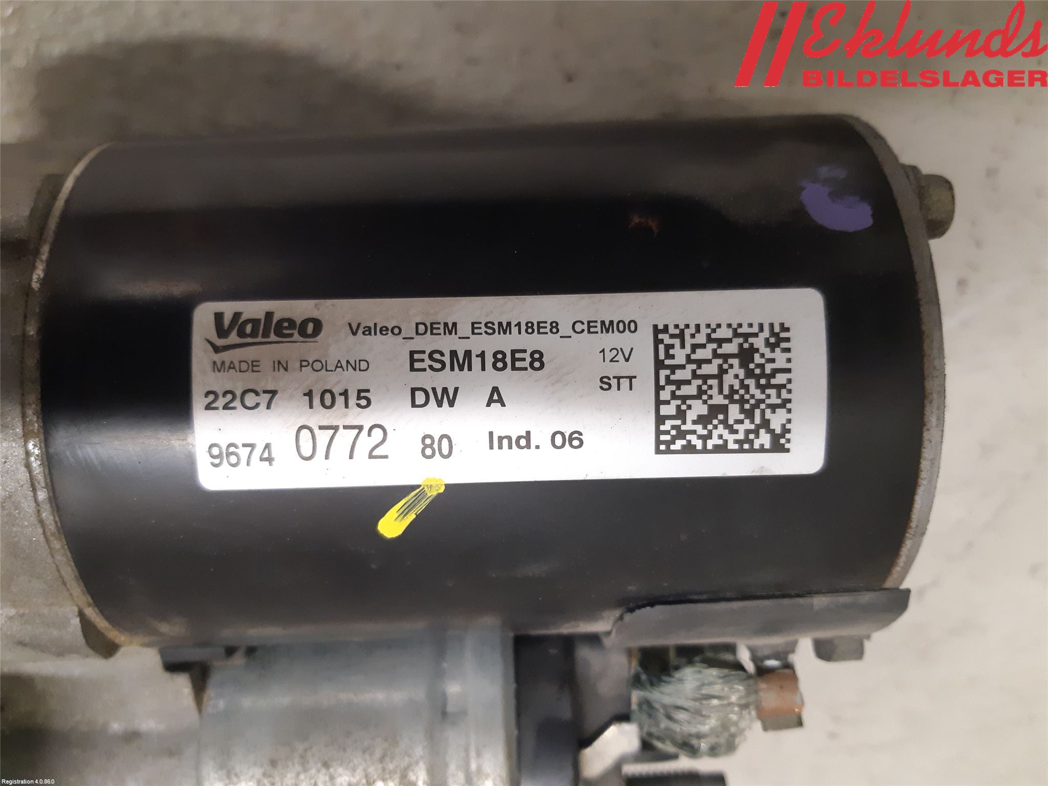 Citroen COTROEN C3 17-24 Startmotor