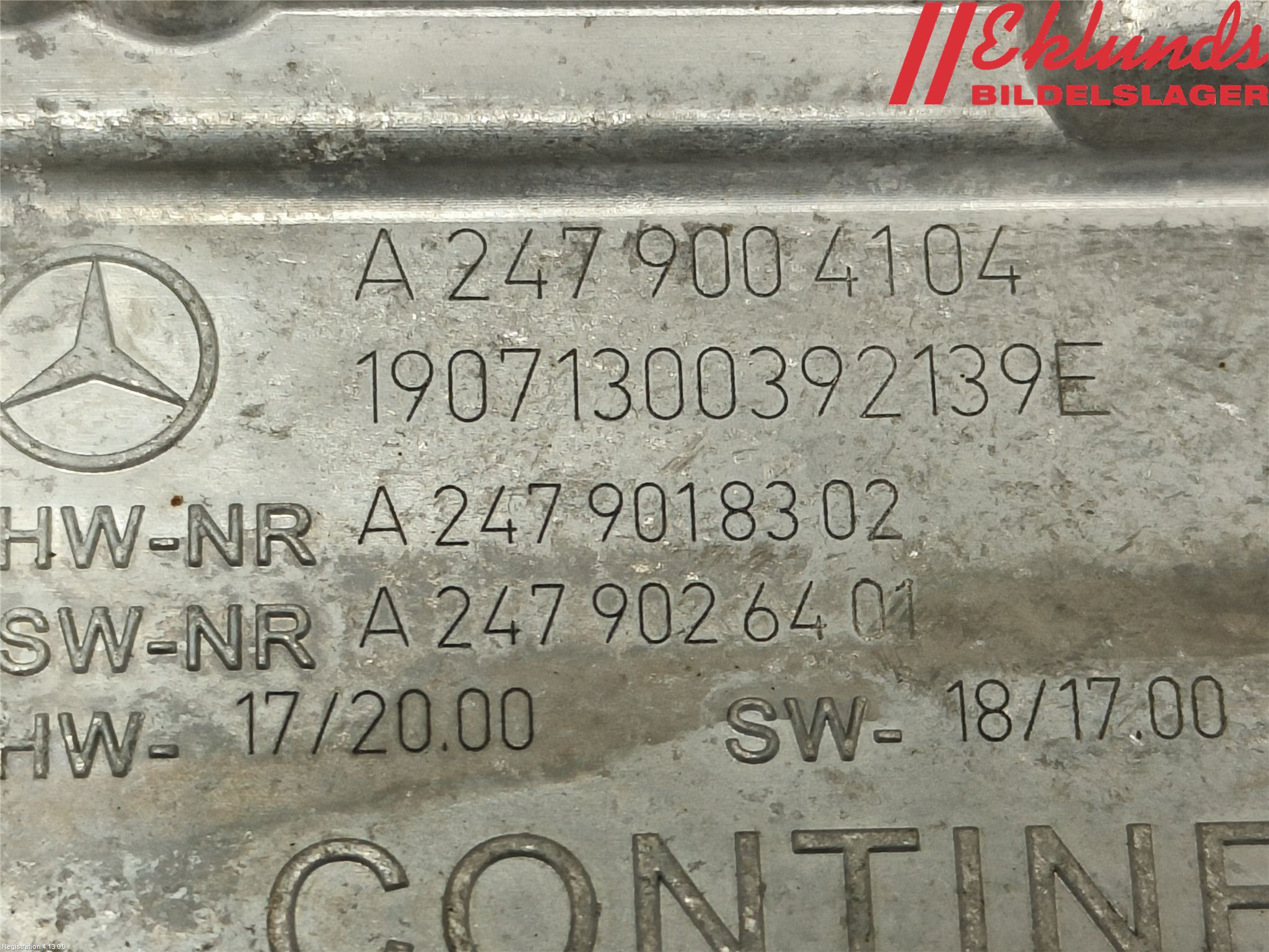Mercedes-Benz MB CLA-KLASS (C118/X118) 19- Styrenhet Strålkastare