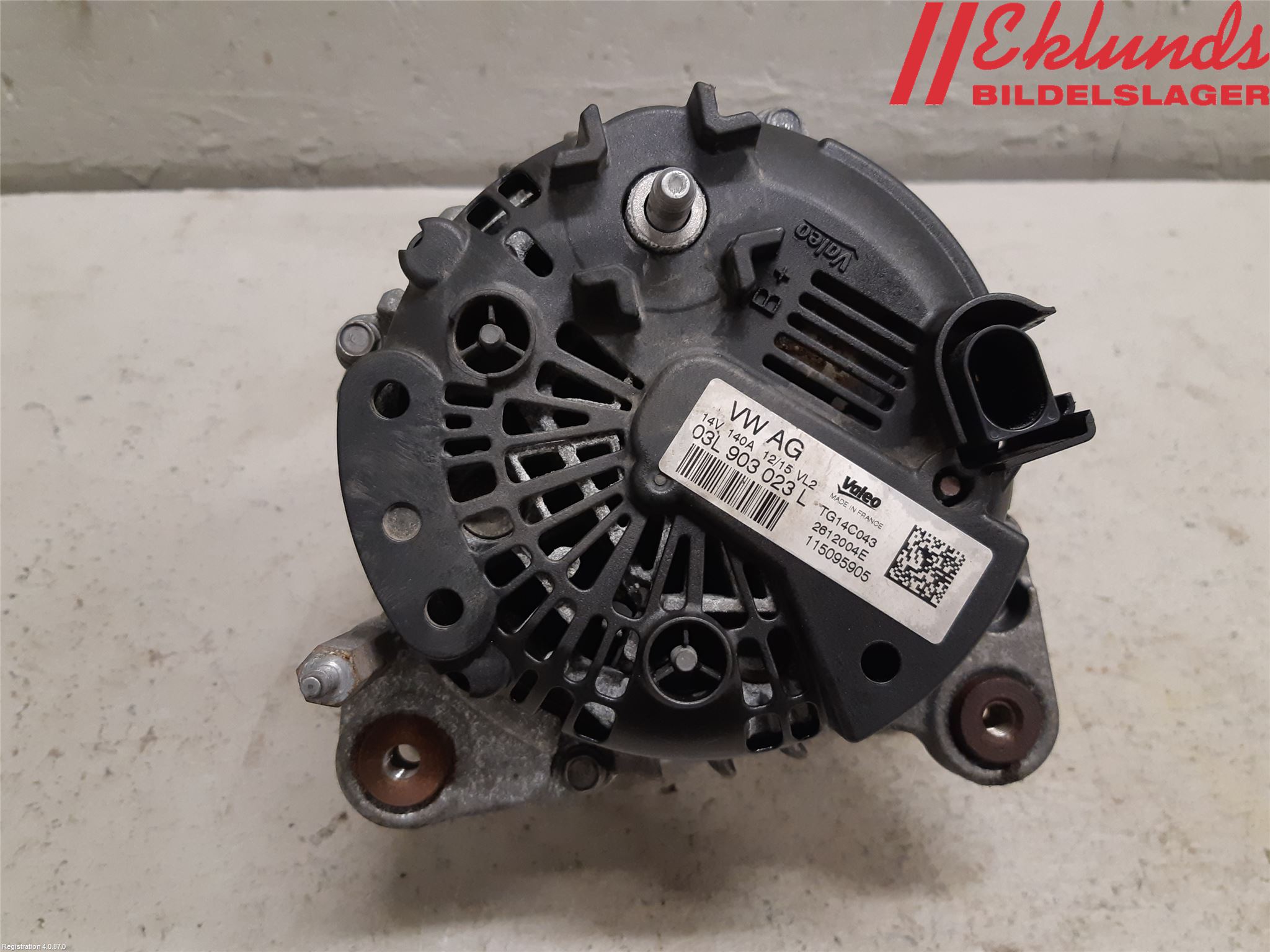 Volkswagen VW PASSAT 15-19 Generator