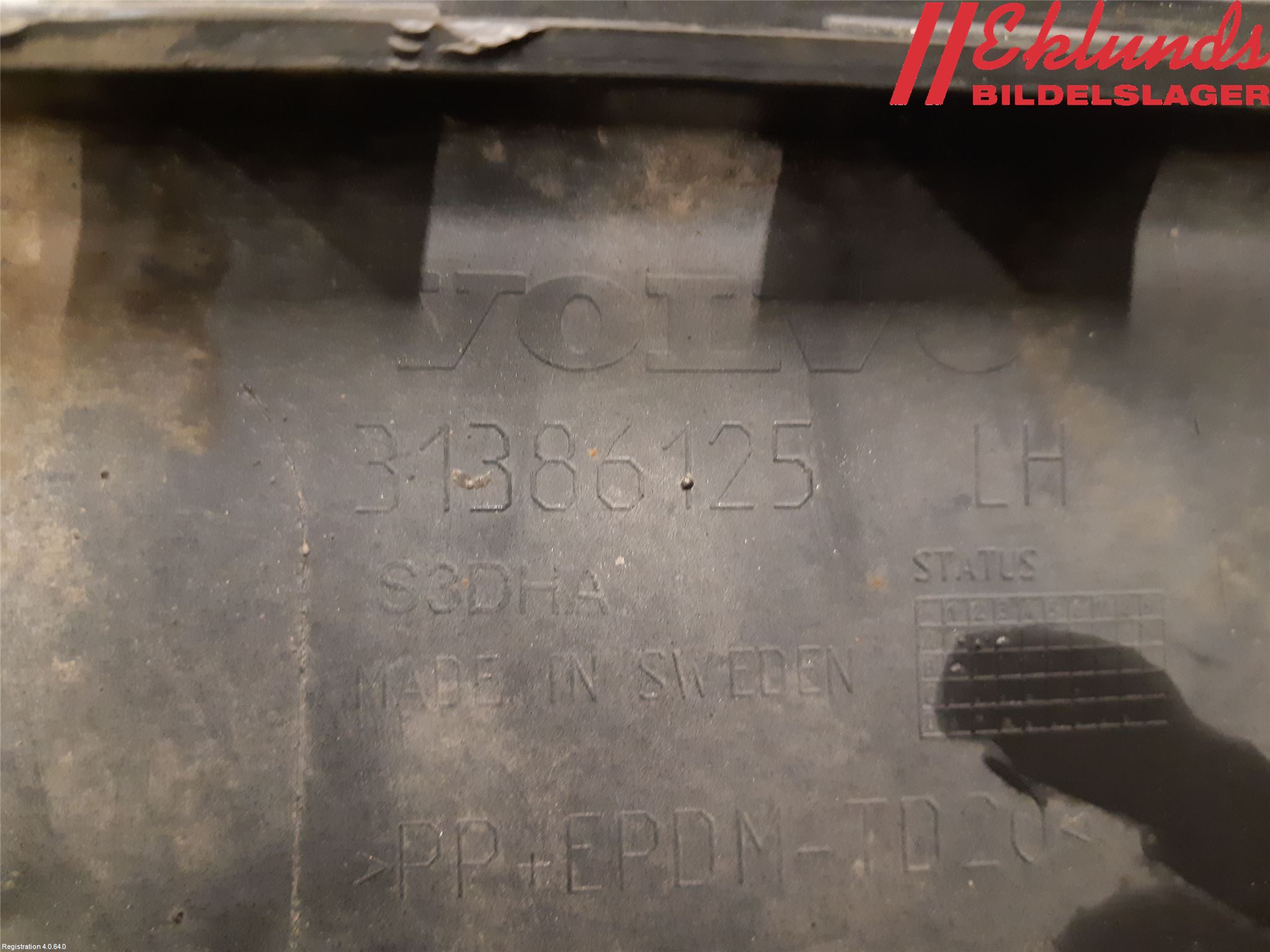 Volvo S90 17->> Sidokjol Vä