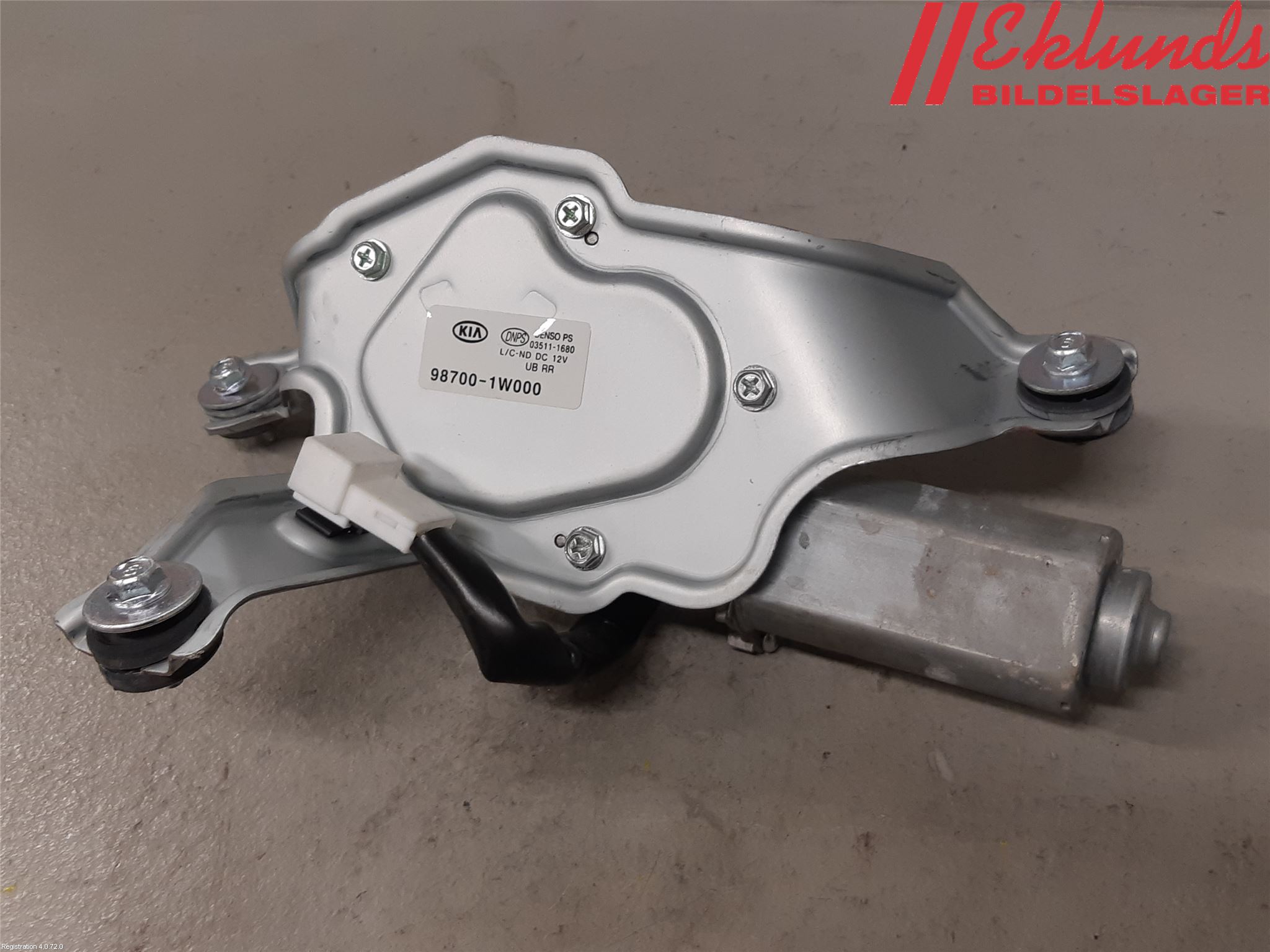 Kia RIO 12-16 Torkarmotor Baklucka