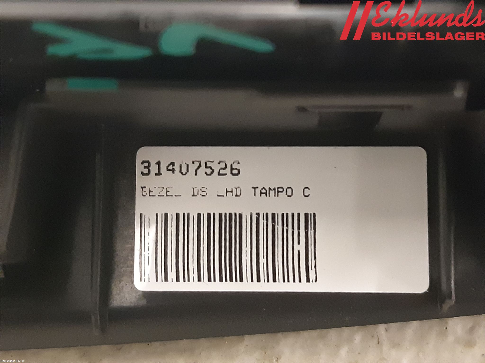 Volvo XC90/RECHARGE 16- Strömställare Elhiss