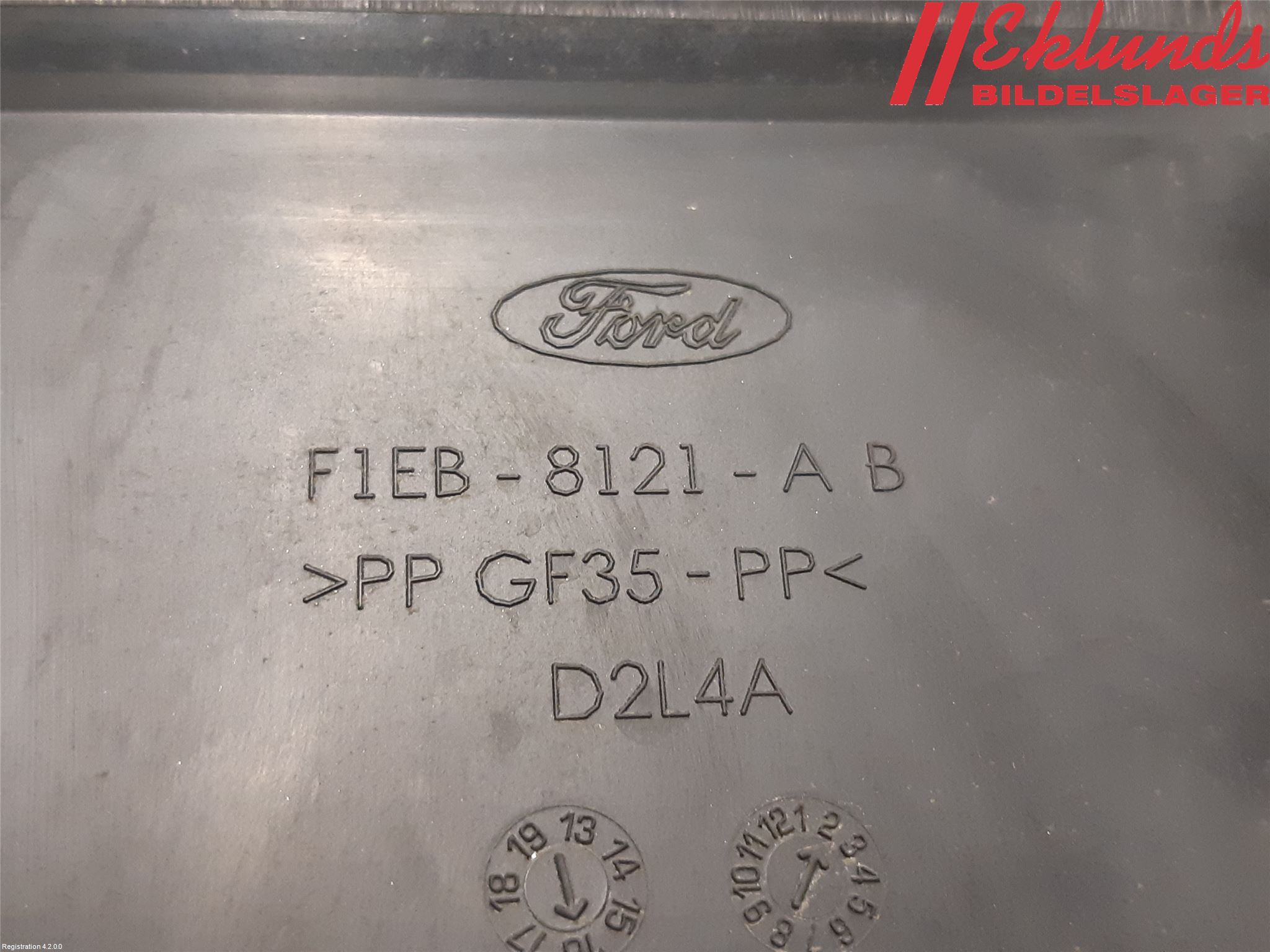 Ford FOCUS 15-18 Deflektor Plåt-Plast Kylning