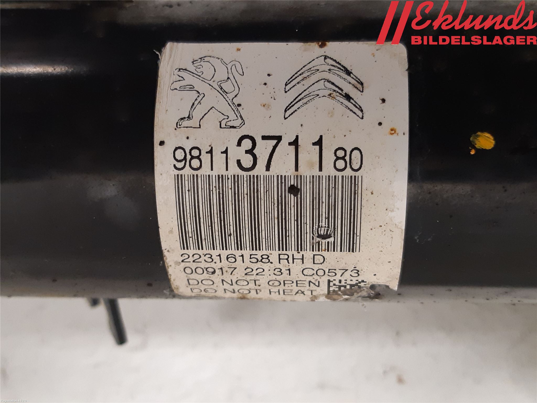 Citroen COTROEN C3 17-24 Fjäderben Fram Höger