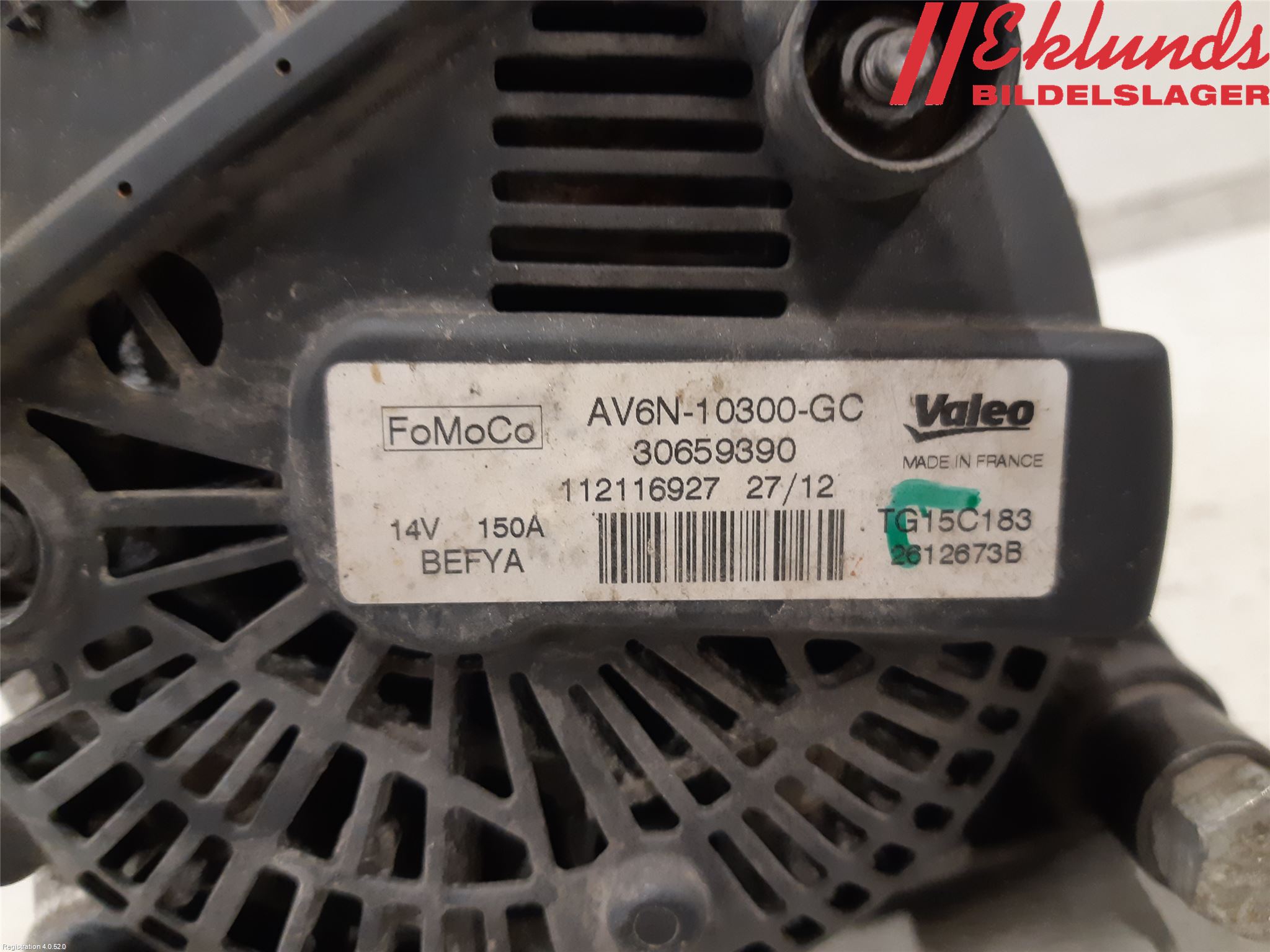 Ford GRAND C-MAX  11-14 Generator