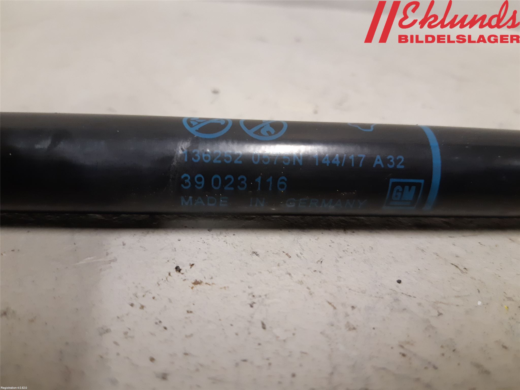 Opel ASTRA K 16-22 Gasfjäder Baklucka