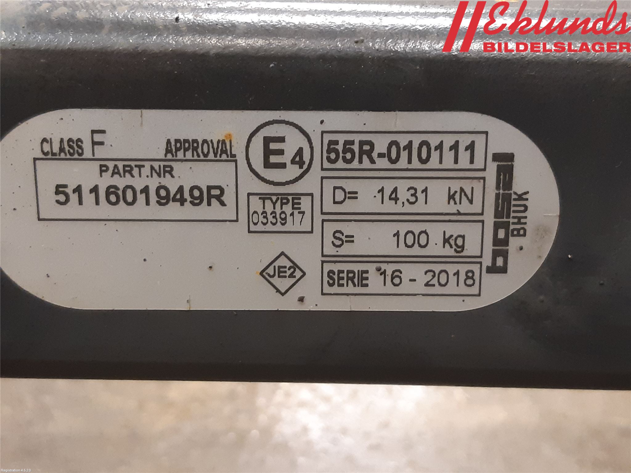 Nissan NV400 12-24 Dragkrok