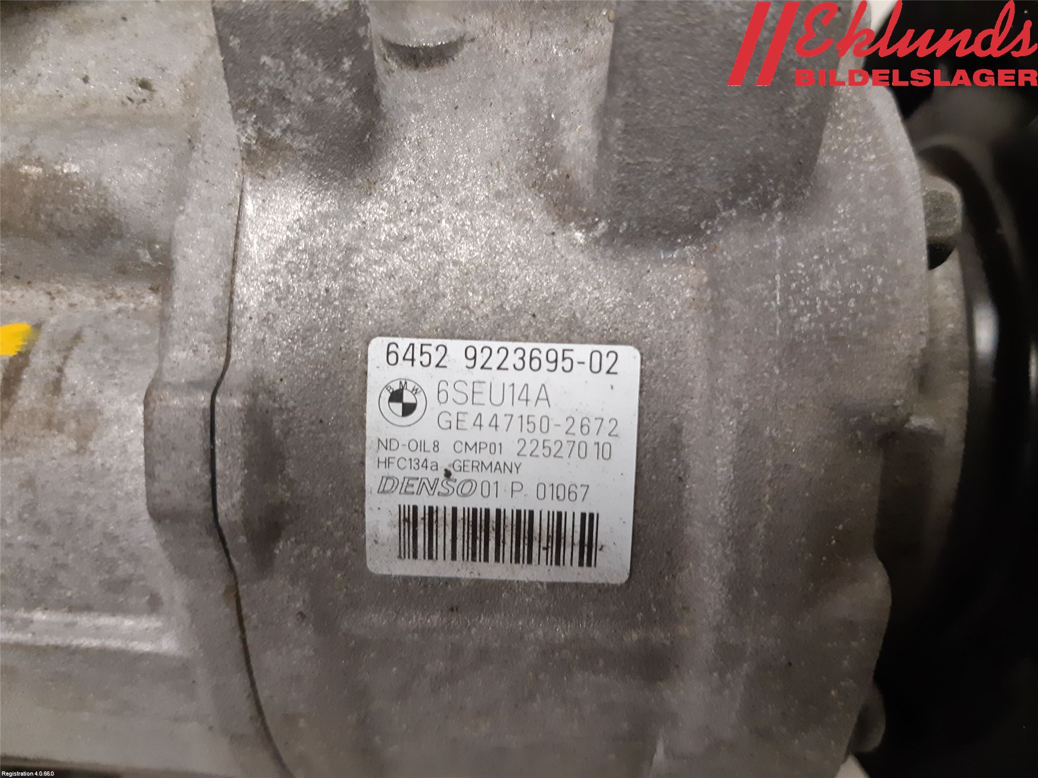 BMW 3 F30/F31/F80 12-19 Ac Kompressor