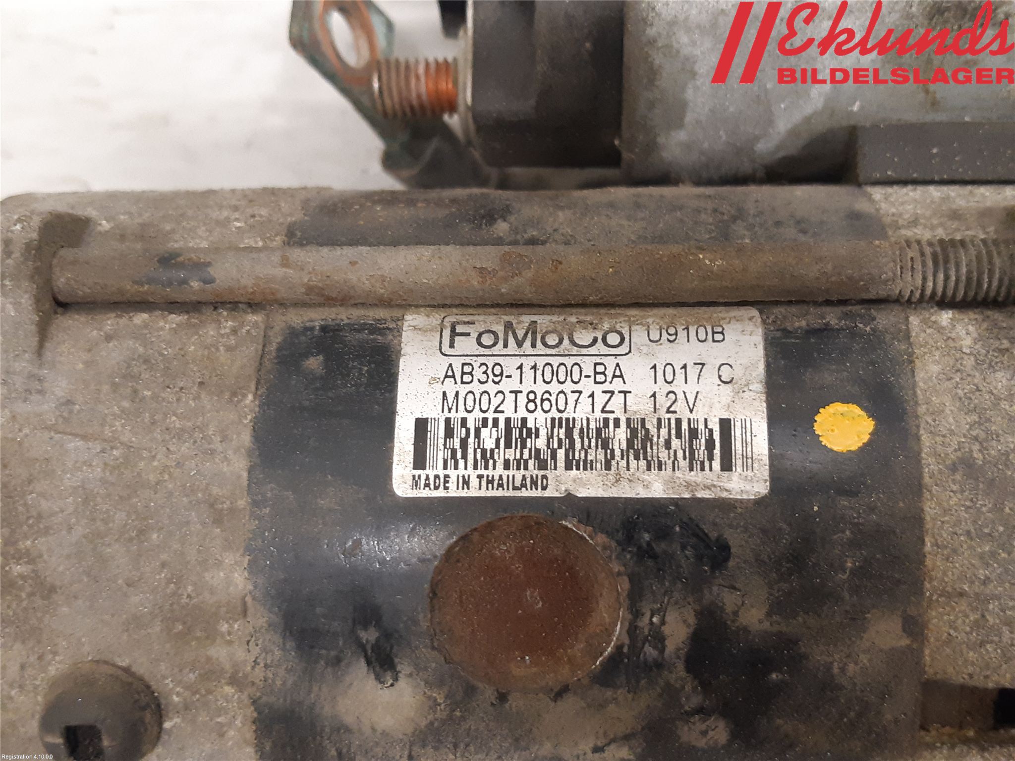 Ford RANGER EU 12-23 Startmotor Diesel