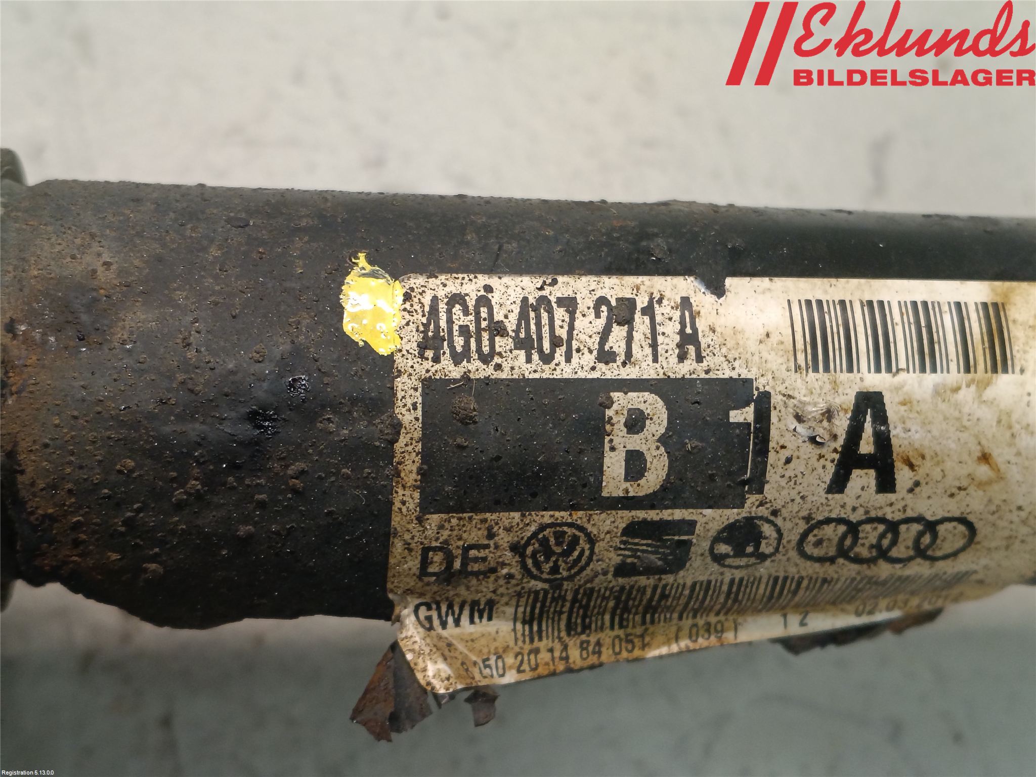 Audi A6/S6 4G 11-18 Drivaxel Fram Höger