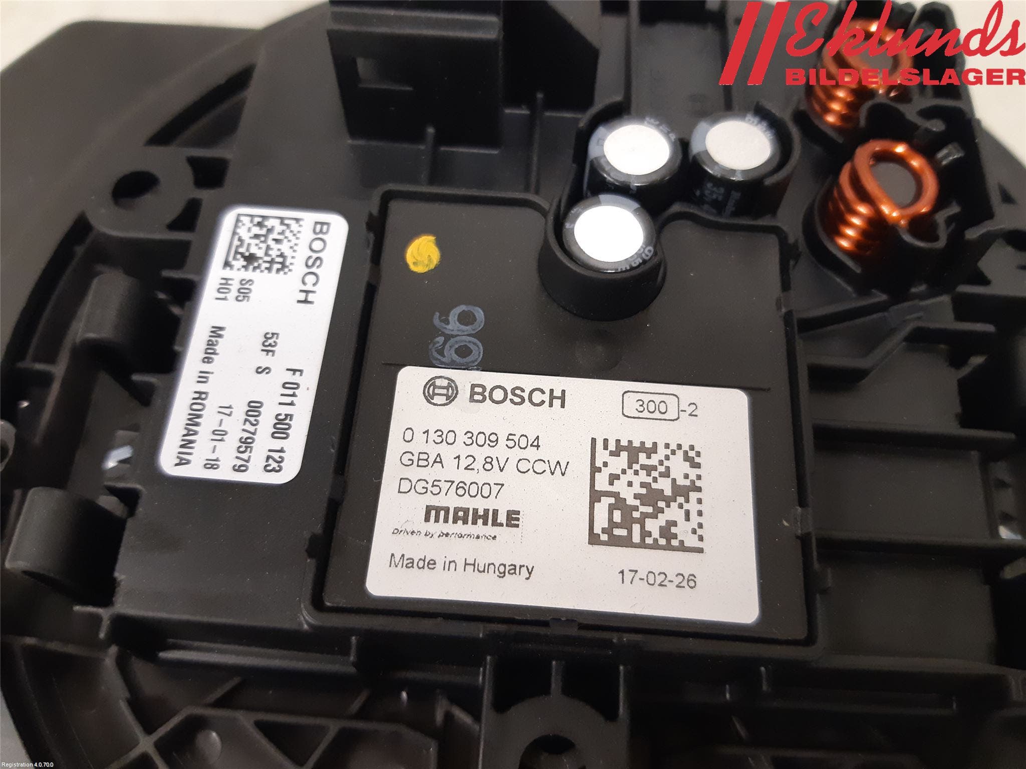 Volvo V90 17->> Värmefläkt