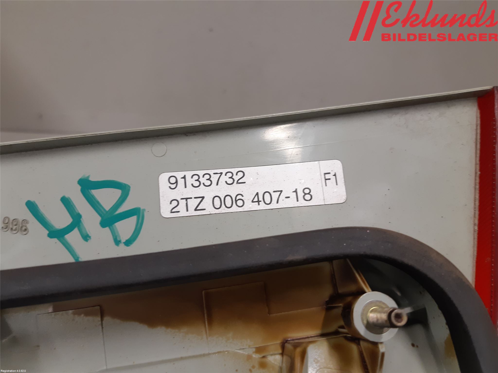 Volvo 960 91-97 Bakljus Lucka Hö