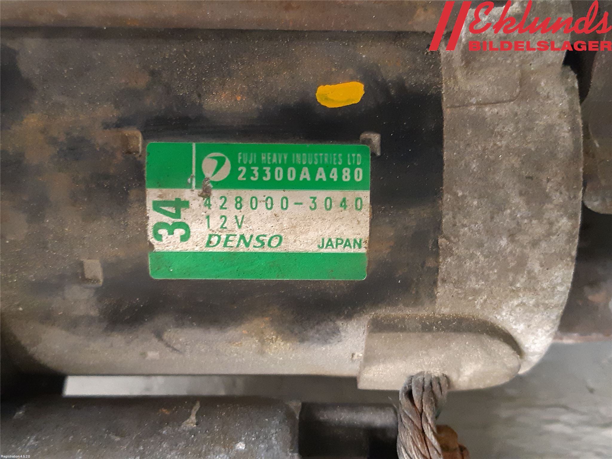 Subaru LEGACY    04-06 Startmotor