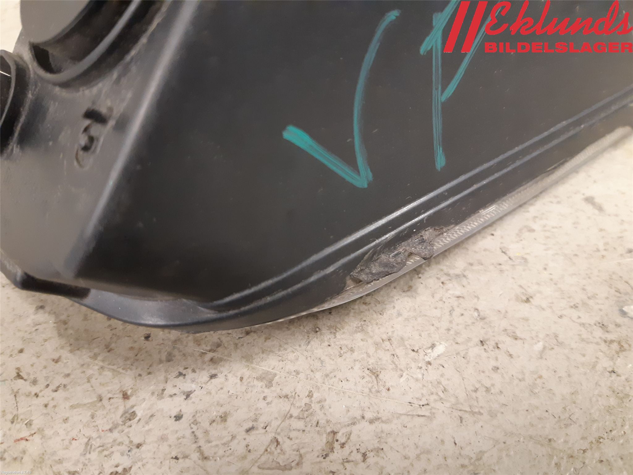 Volkswagen VW PASSAT 11-14 Dimljus-Varselljus Fram
