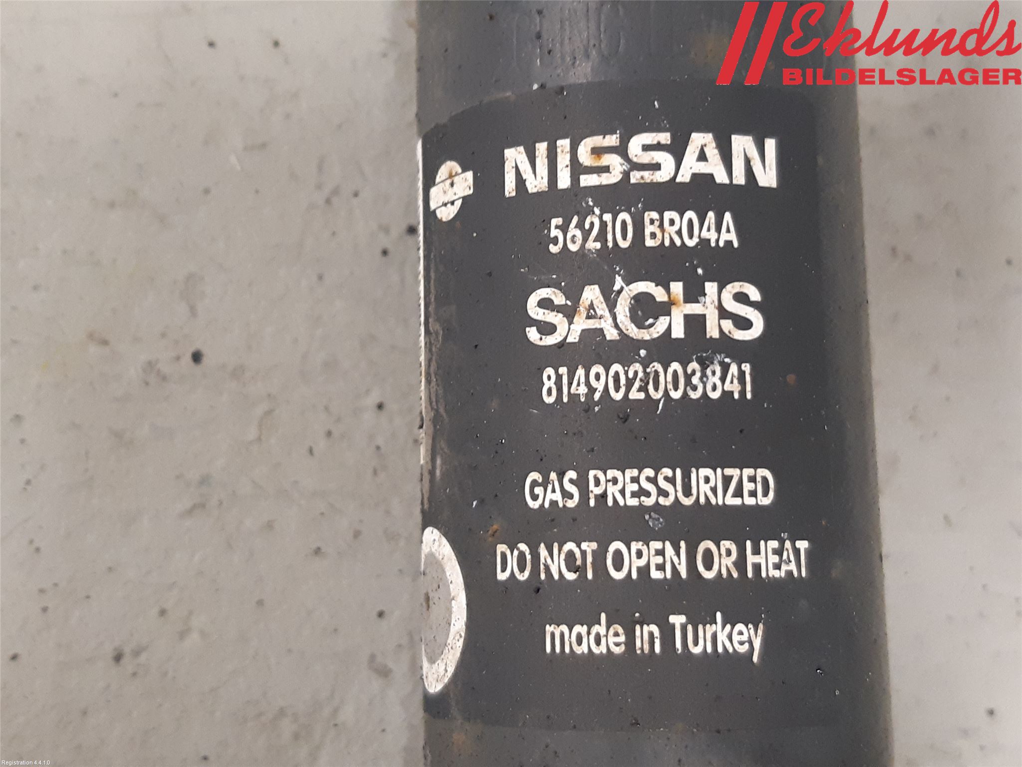 Nissan QASHQAI 10-14 Stötdämpare Bak