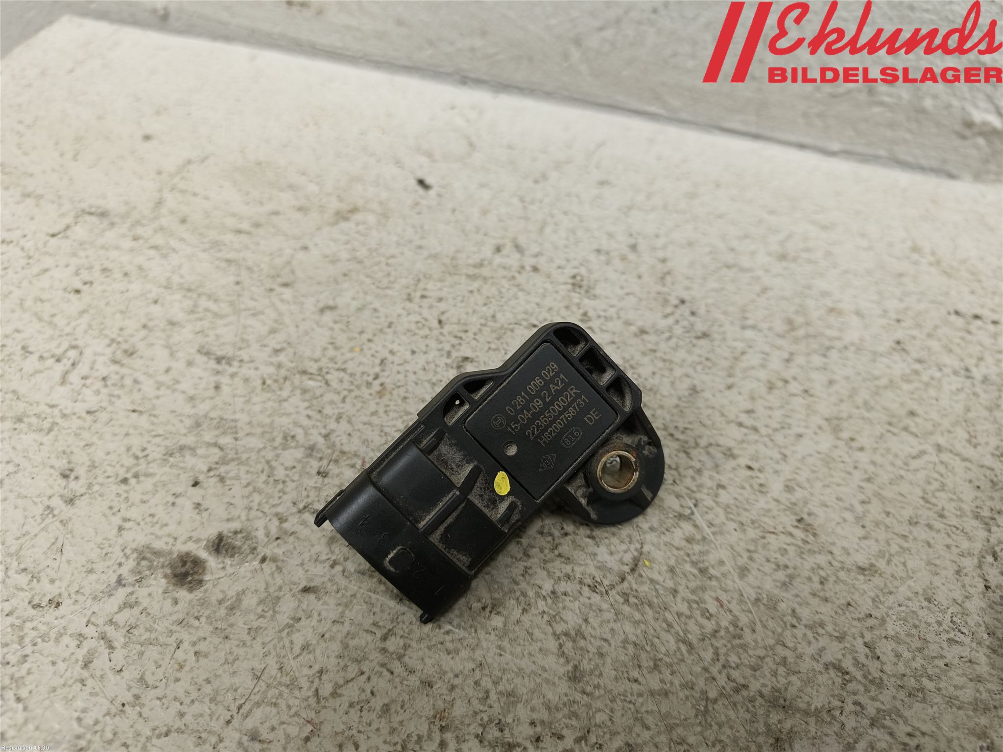 Renault CLIO IV 12-16 Givare Laddluftstryck