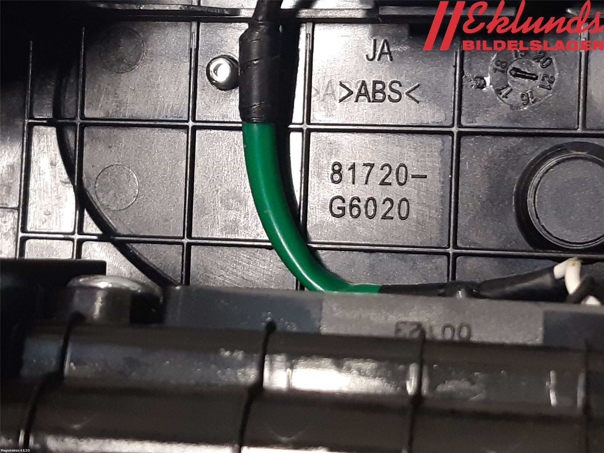 Kia PICANTO 17- Bakluckehandtag