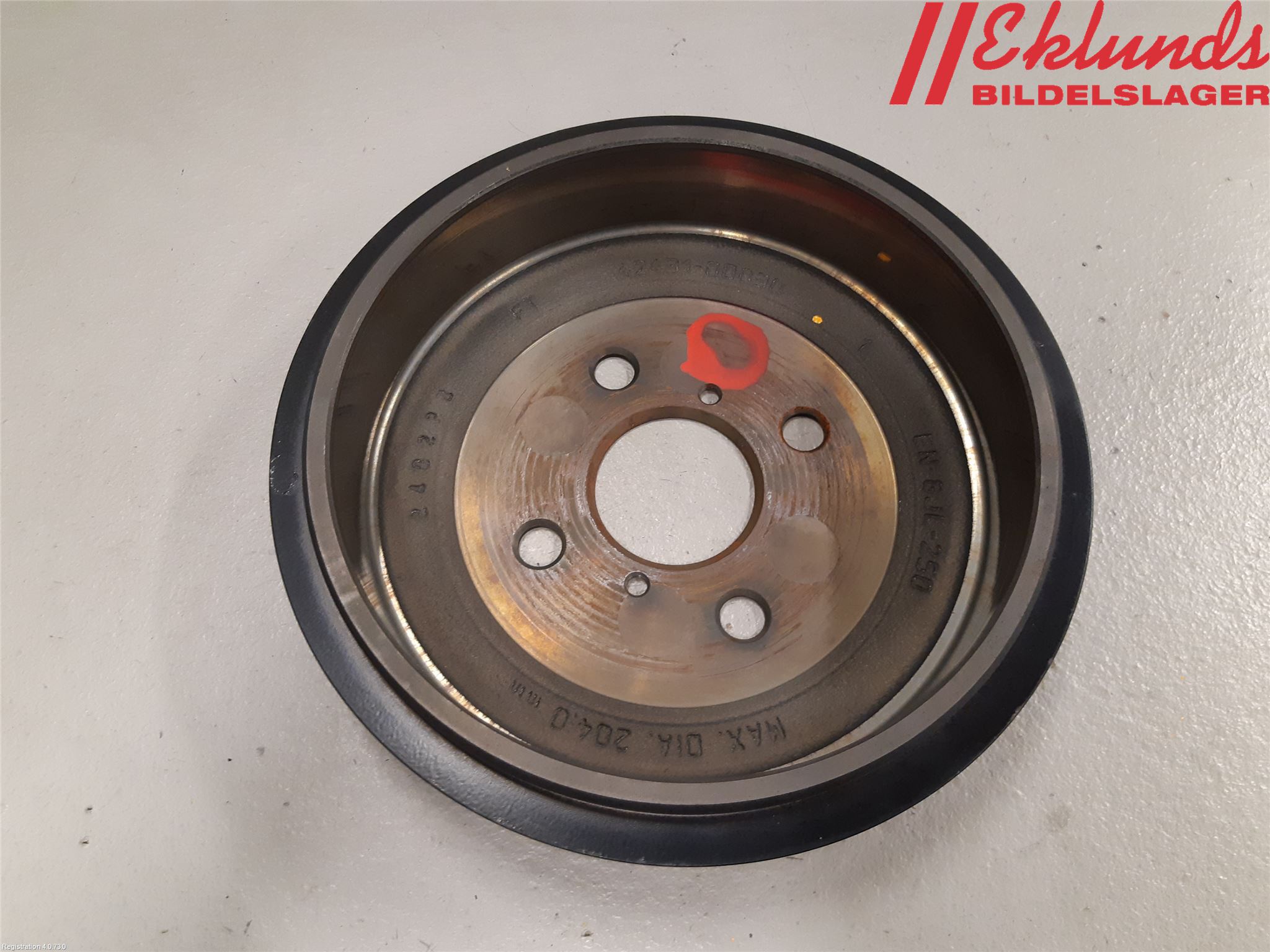 Toyota YARIS XP130 15-20 Bromstrumma Bak