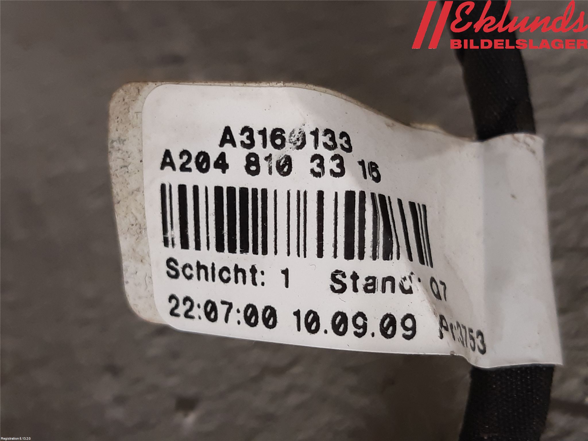 Mercedes-Benz MB C-KLASS (W204) 07-15 Spegel Yttre El Vä