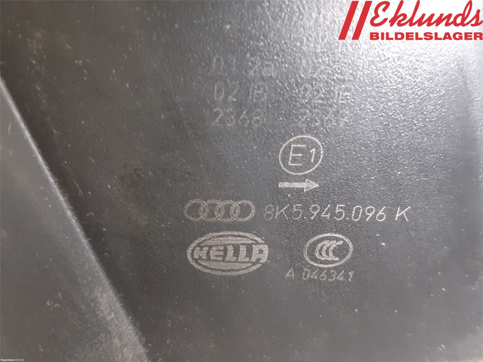 Audi A4/S4 08-11 Bakljus Höger