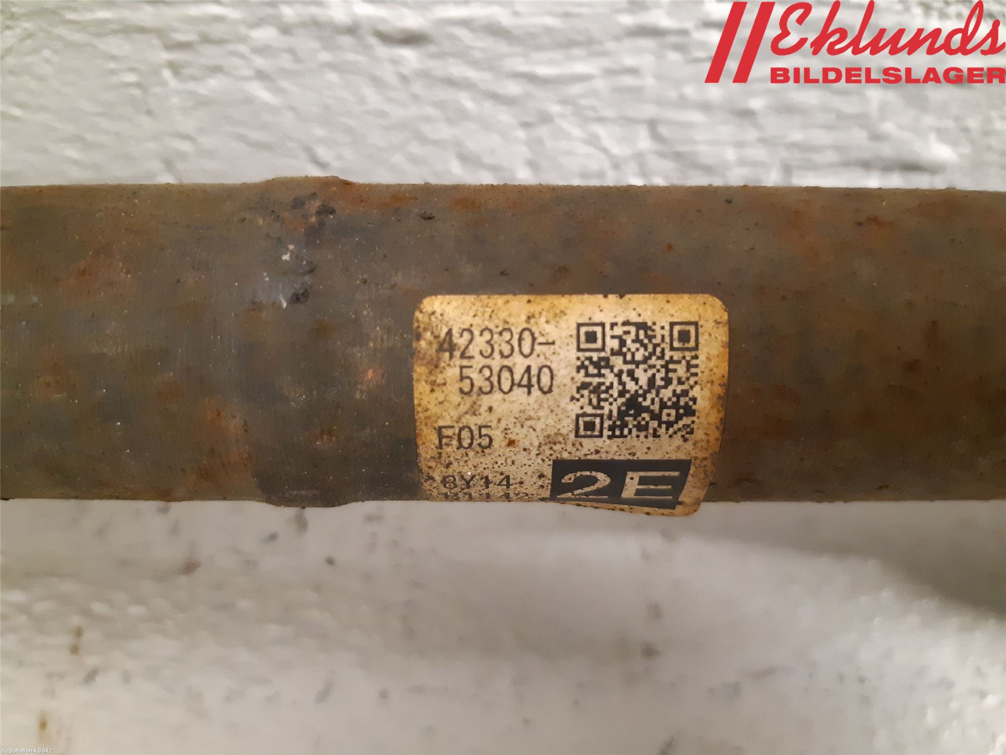 Lexus IS 250/350 14-20 Drivaxel Bak Höger