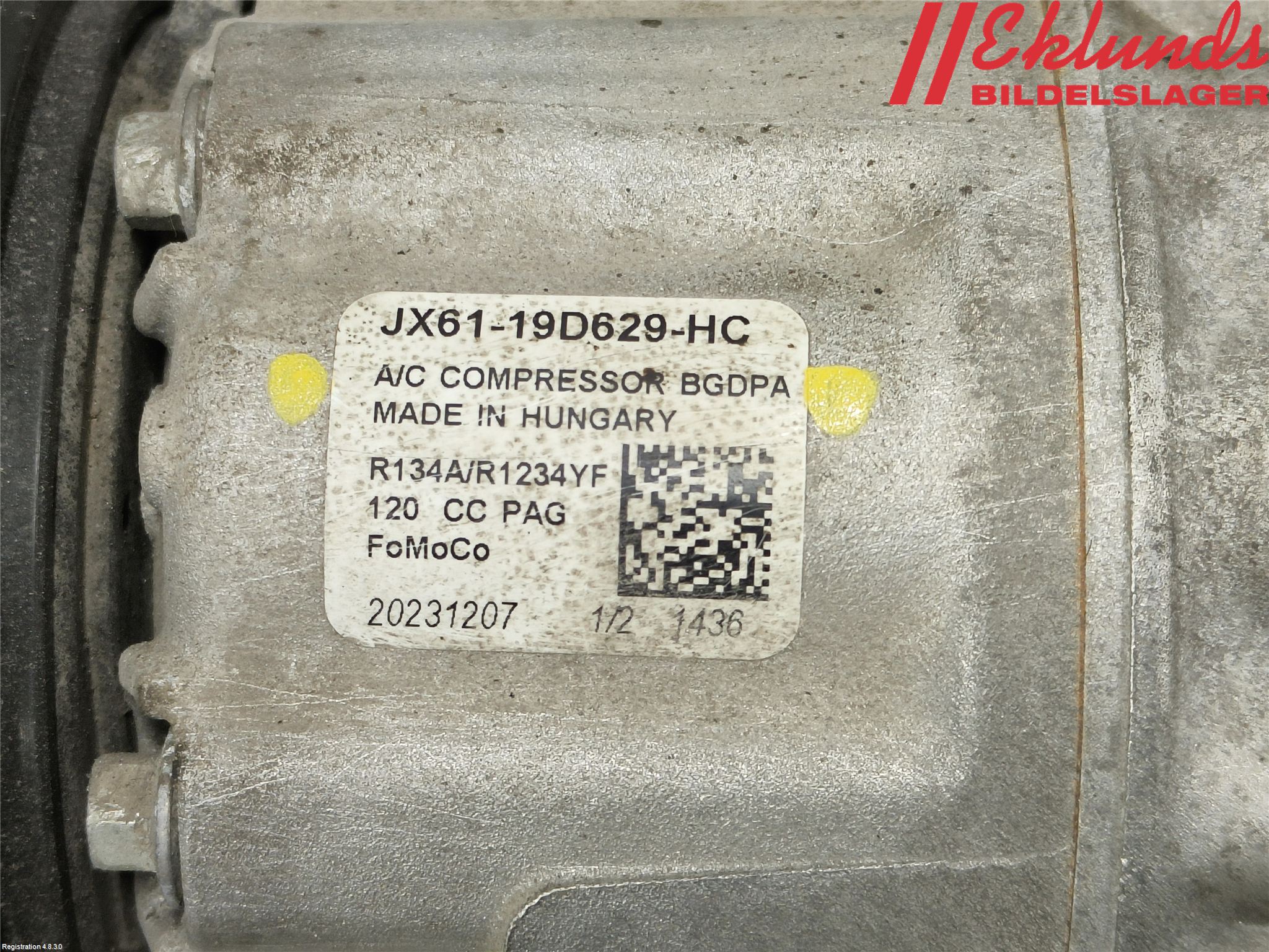 Ford TRANSIT/TOURNEO CONNECT 22- Ac Kompressor