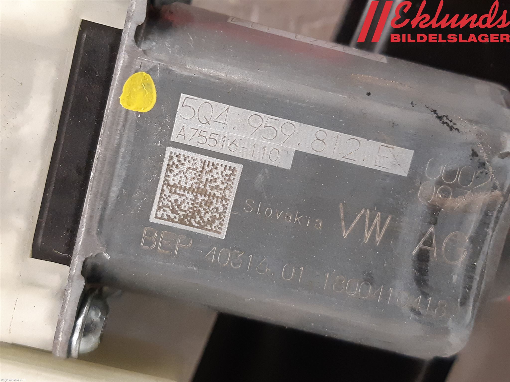 Volkswagen VW PASSAT 15-19 Fönsterhiss El Kompl