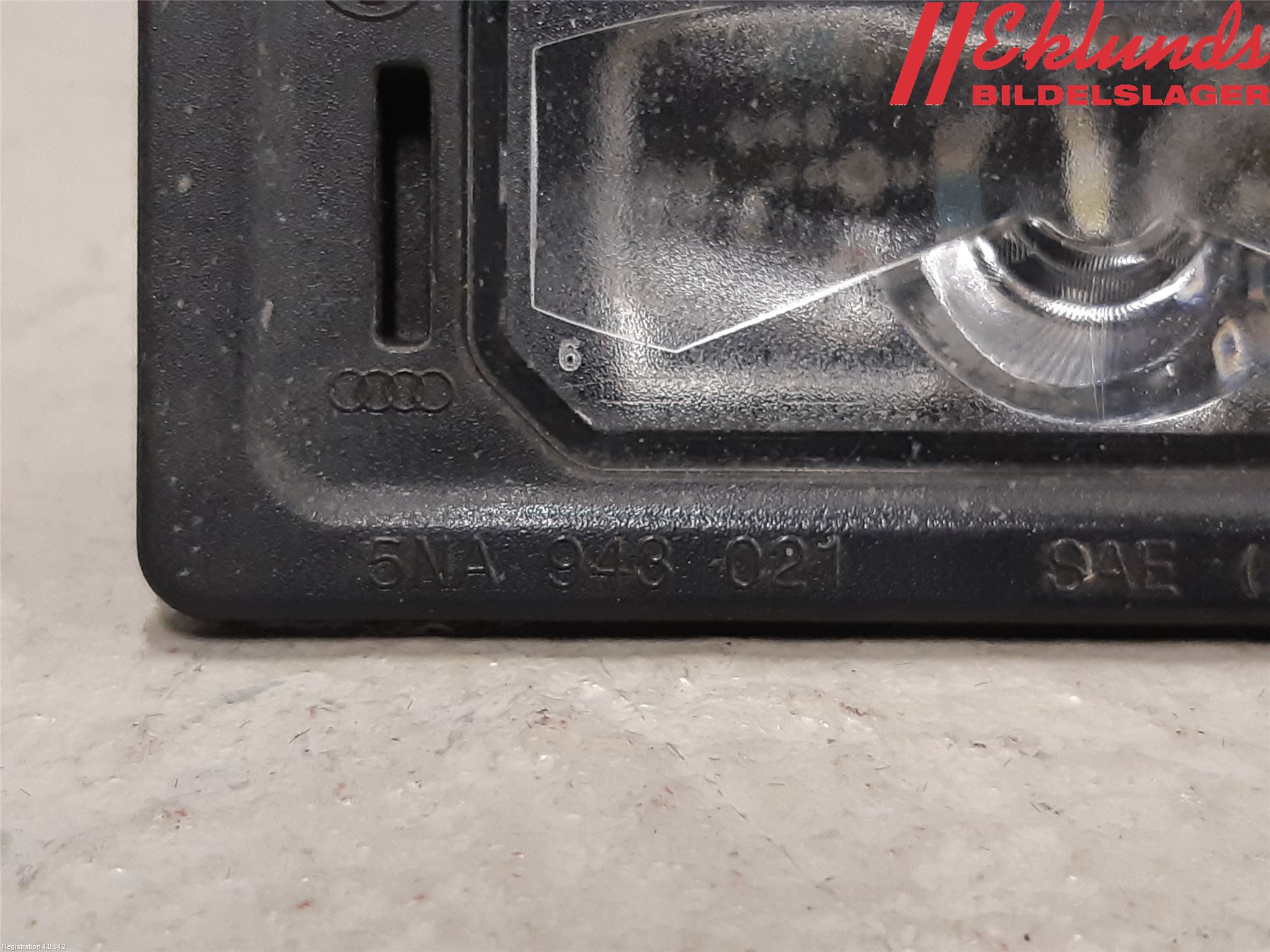 Audi Q7/SQ7 Skylt Belysning