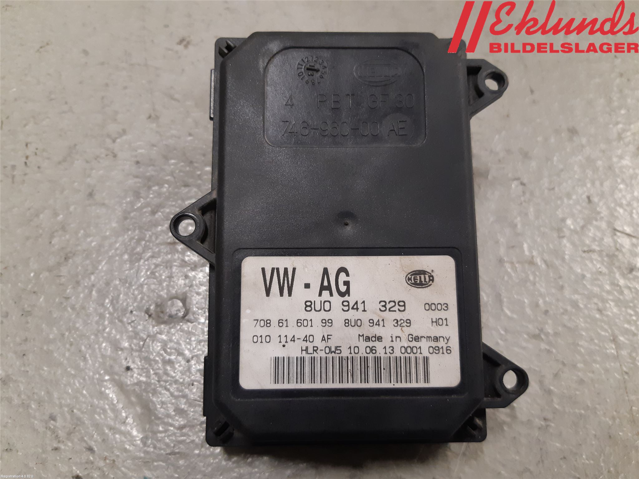 Skoda SUPERB 09-15 Styrenhet Strålkastare