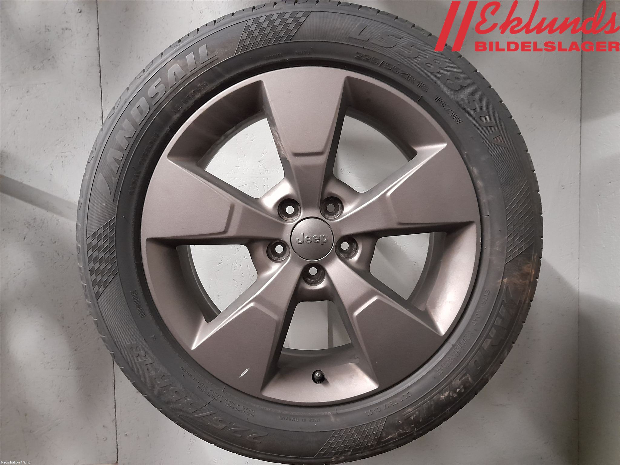 Jeep GRAND CHEROKEE 10-20 Sommardäck Alumfälg 4St